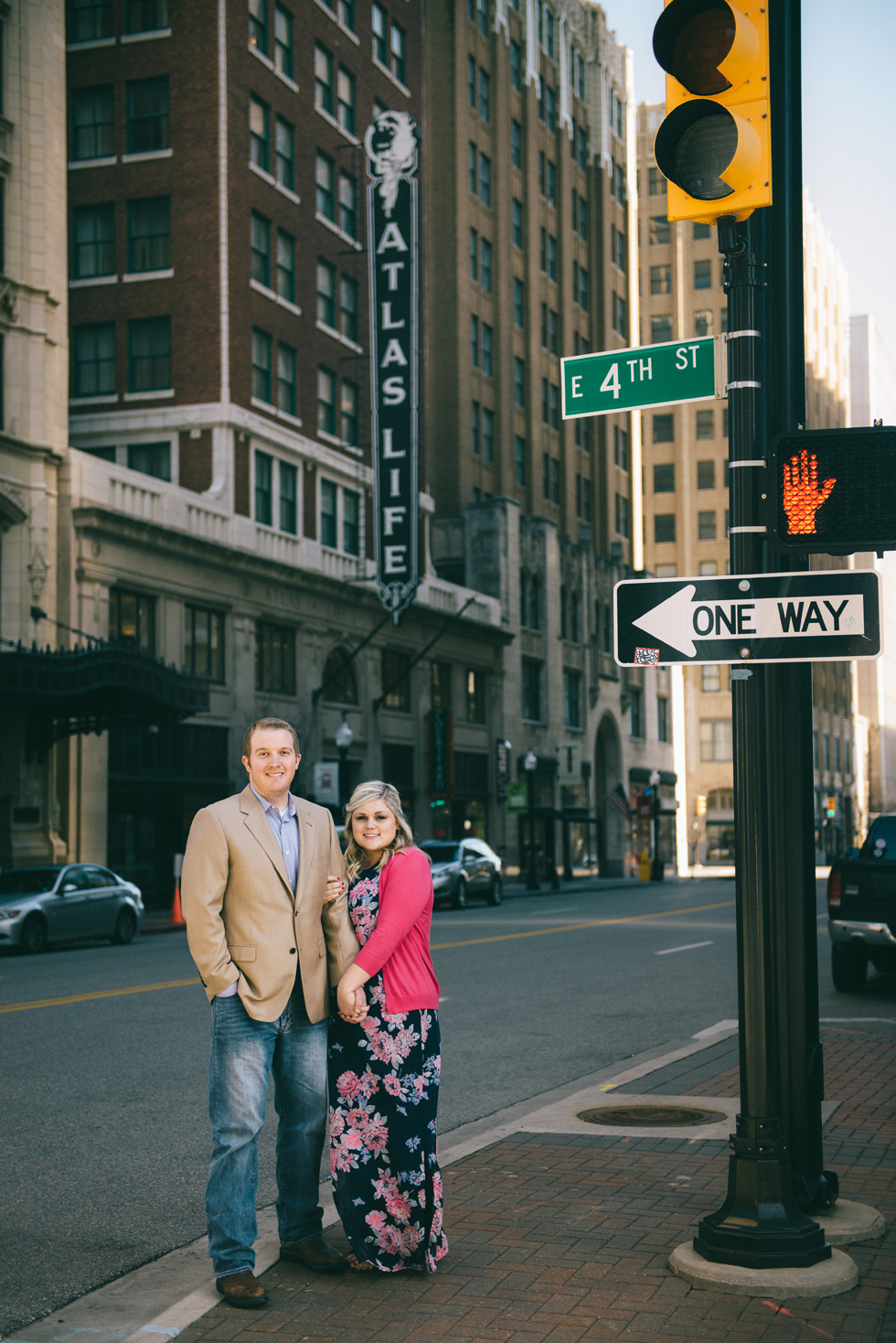 Engagement Downtown Tulsa