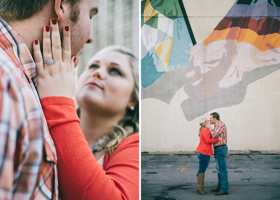 Engagement Downtown Tulsa