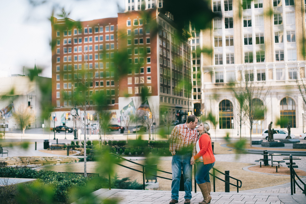 Engagement Downtown Tulsa