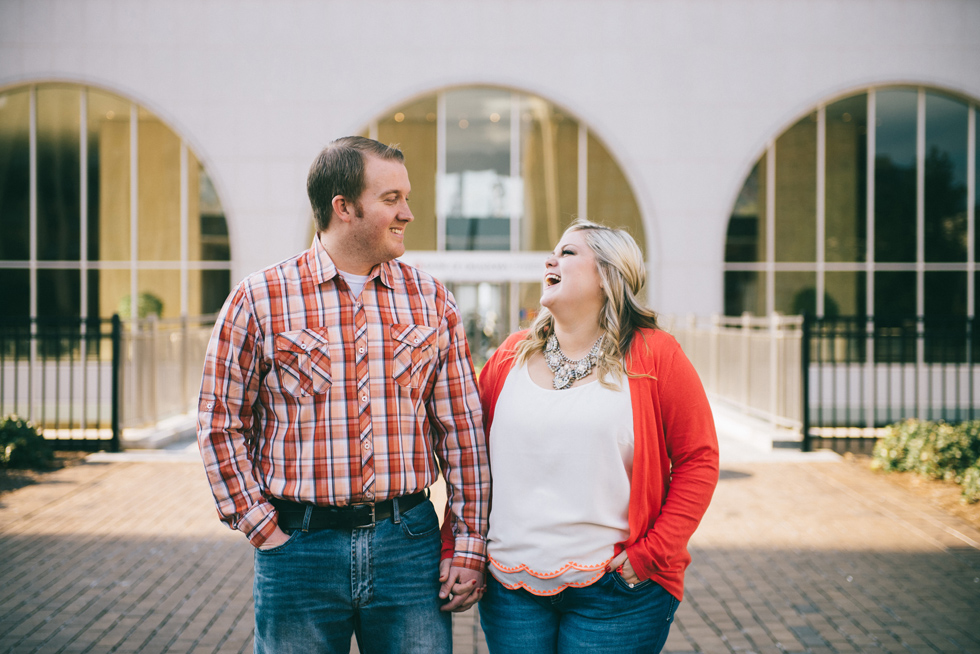 Engagement Downtown Tulsa