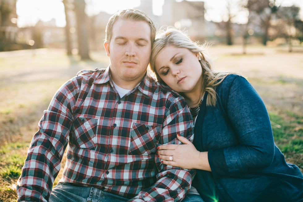 Engagement Downtown Tulsa