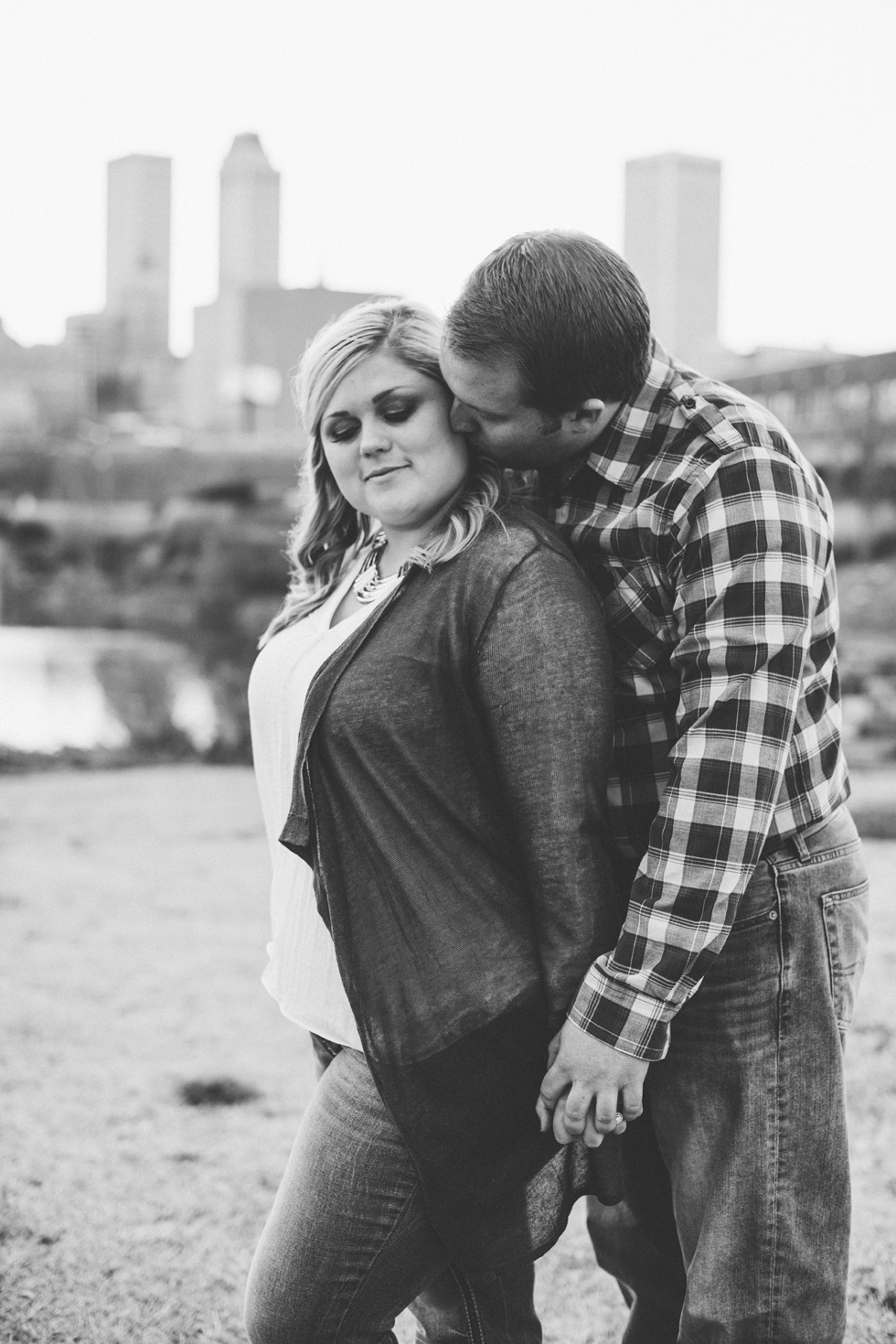 Engagement Downtown Tulsa