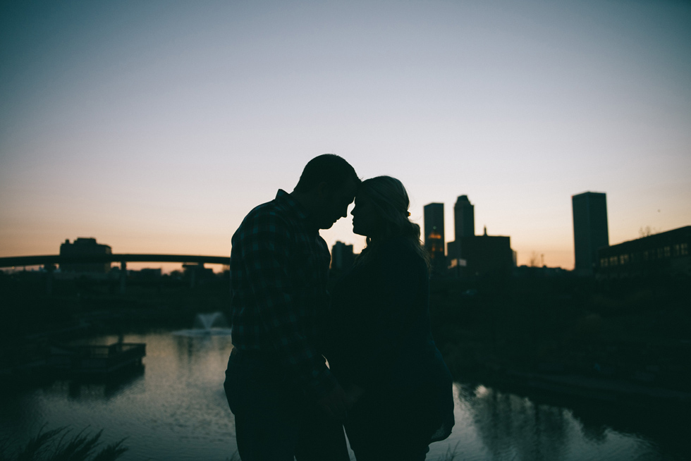 Engagement Downtown Tulsa
