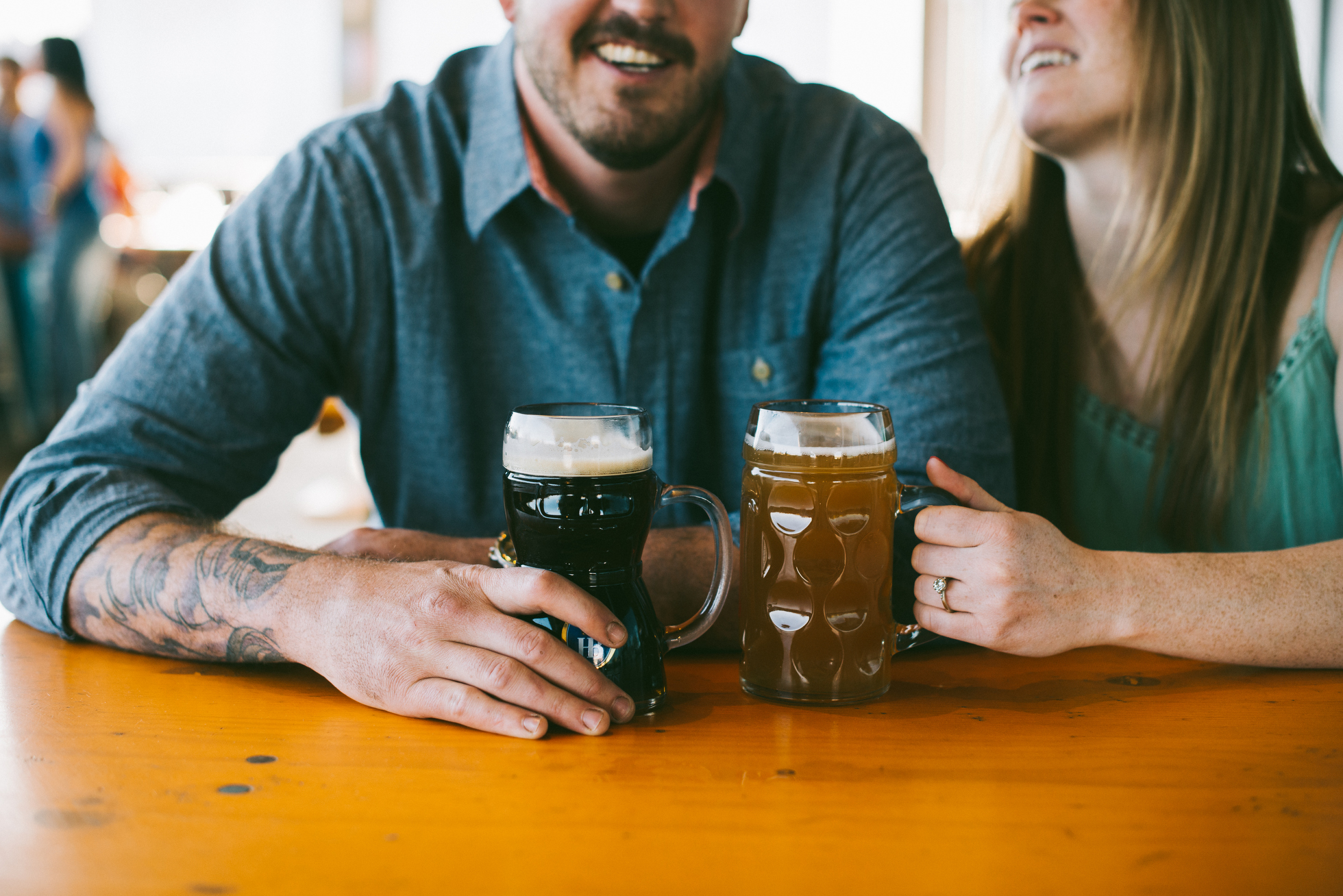 at home engagement session