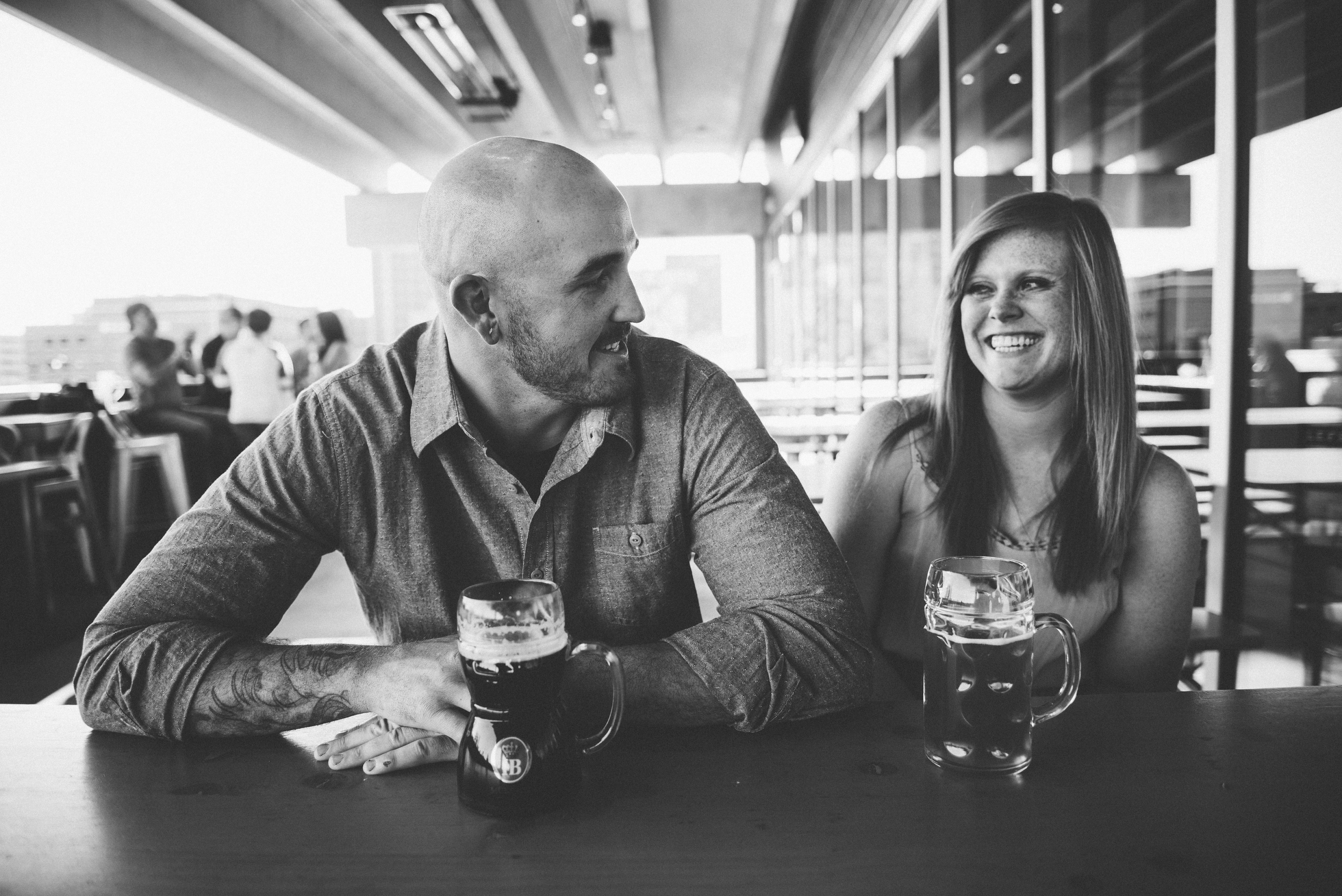 at home engagement session