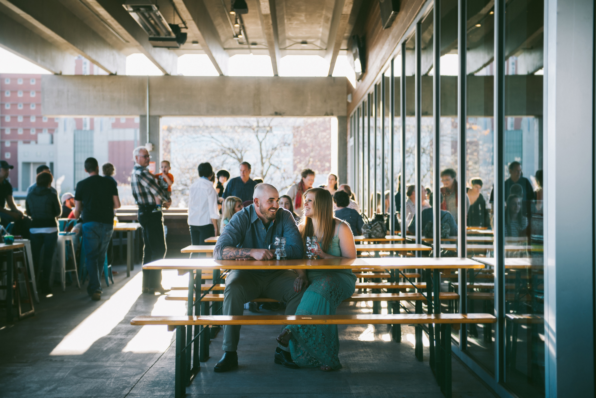 at home engagement session
