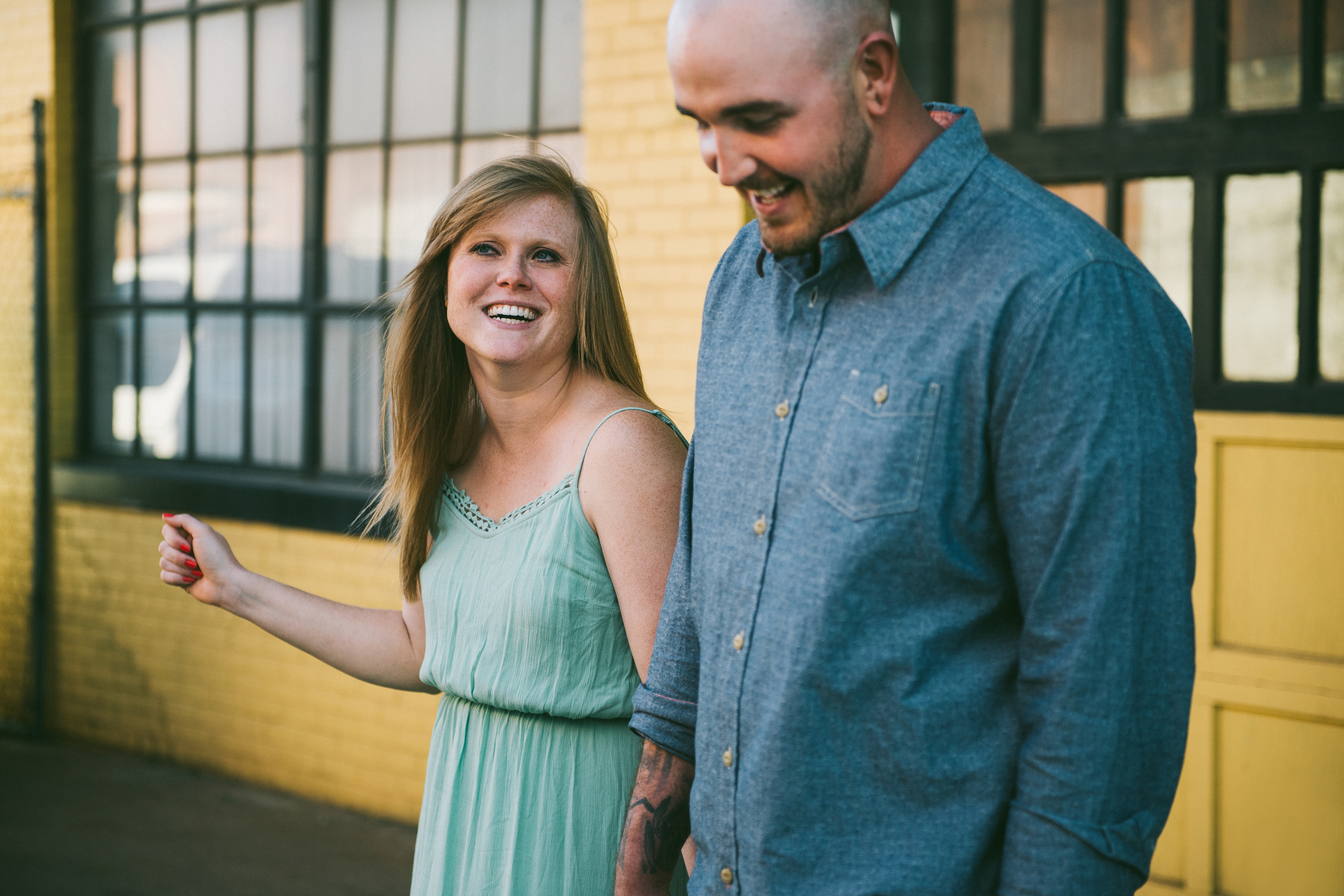 at home engagement session