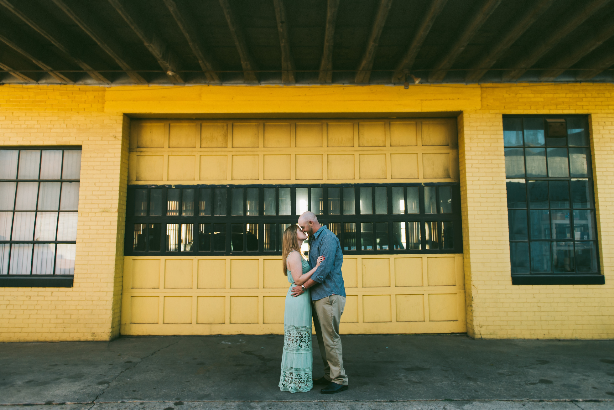 at home engagement session