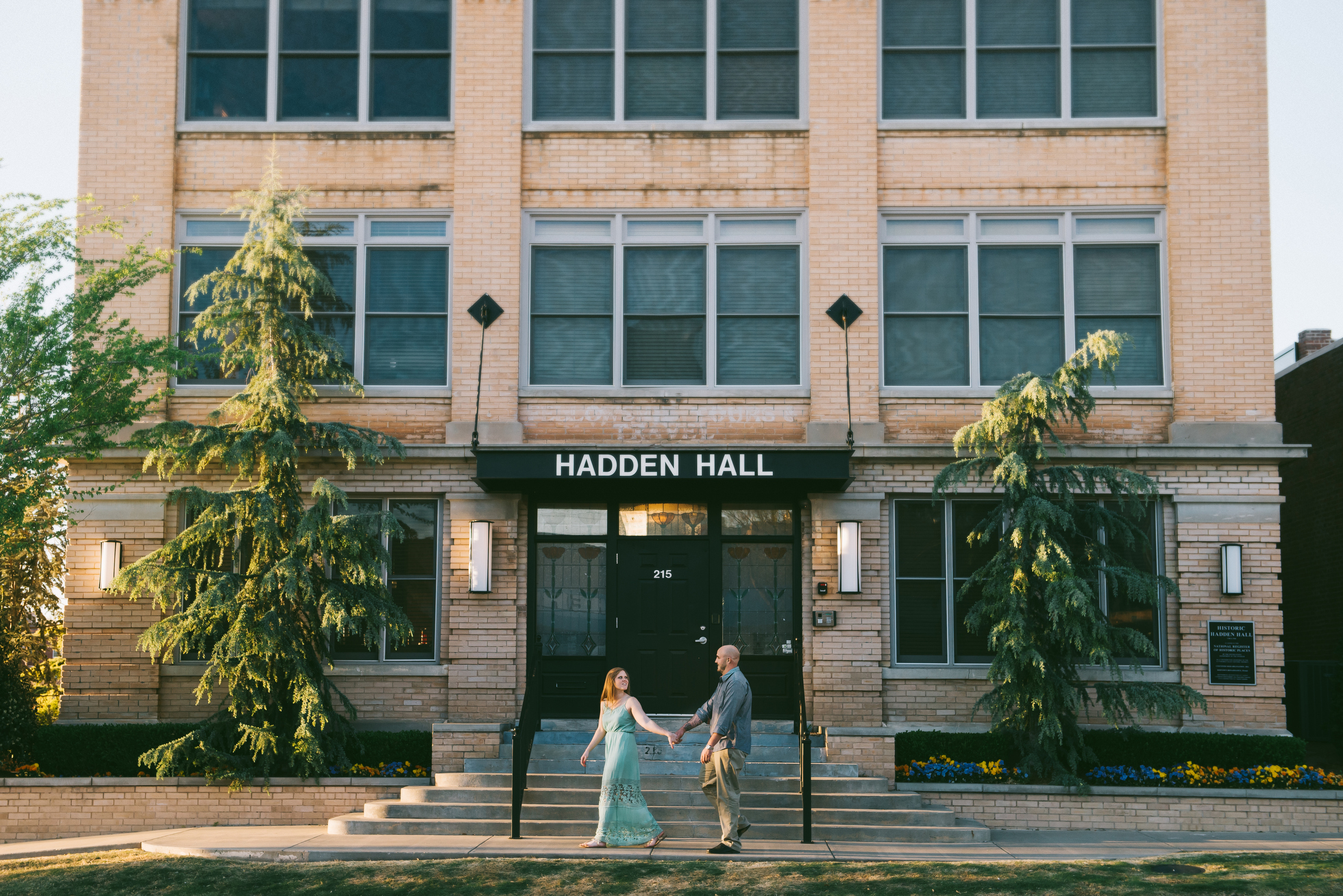 at home engagement session