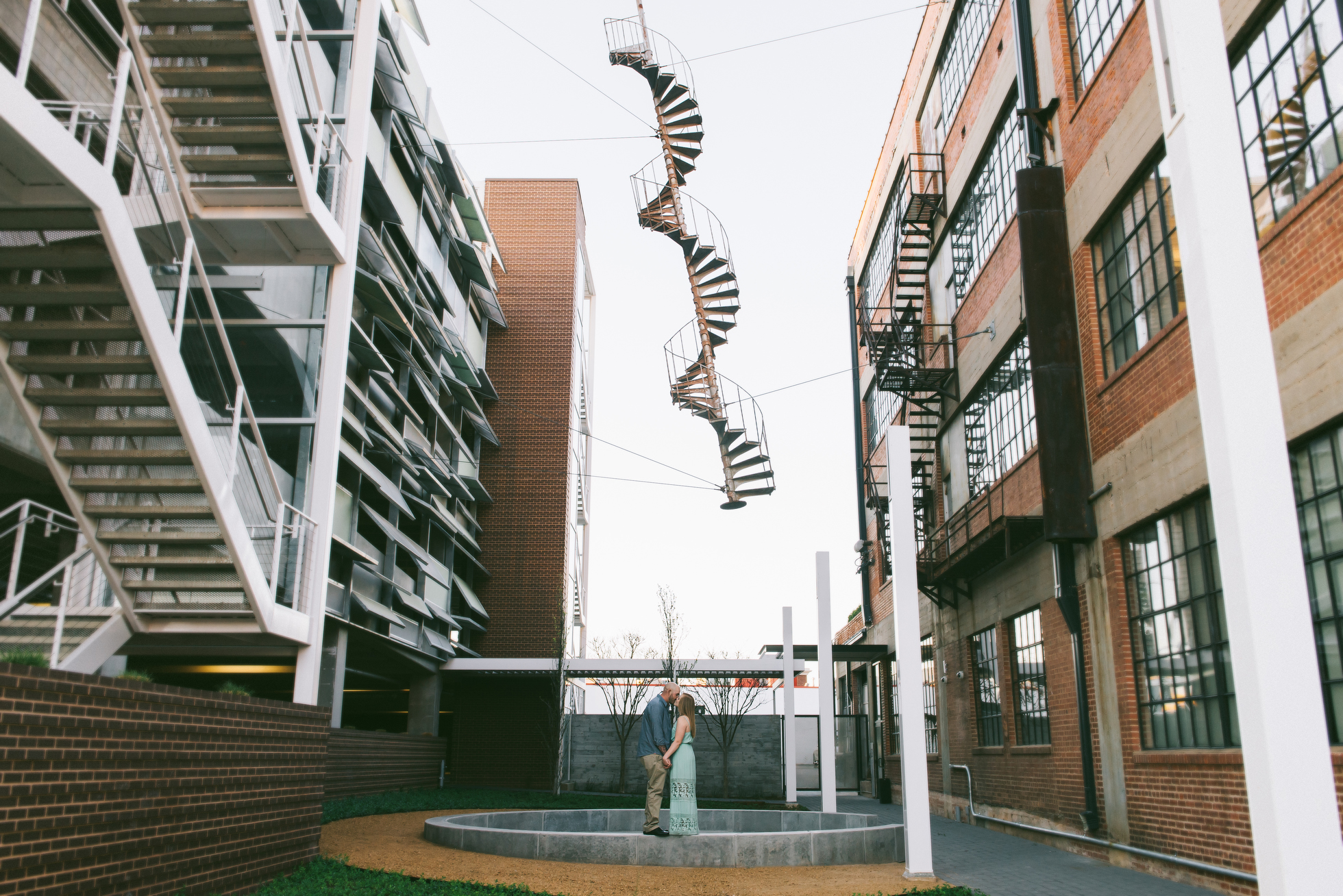 at home engagement session