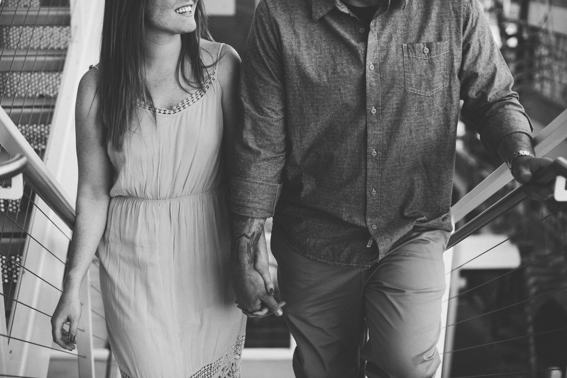 at home engagement session