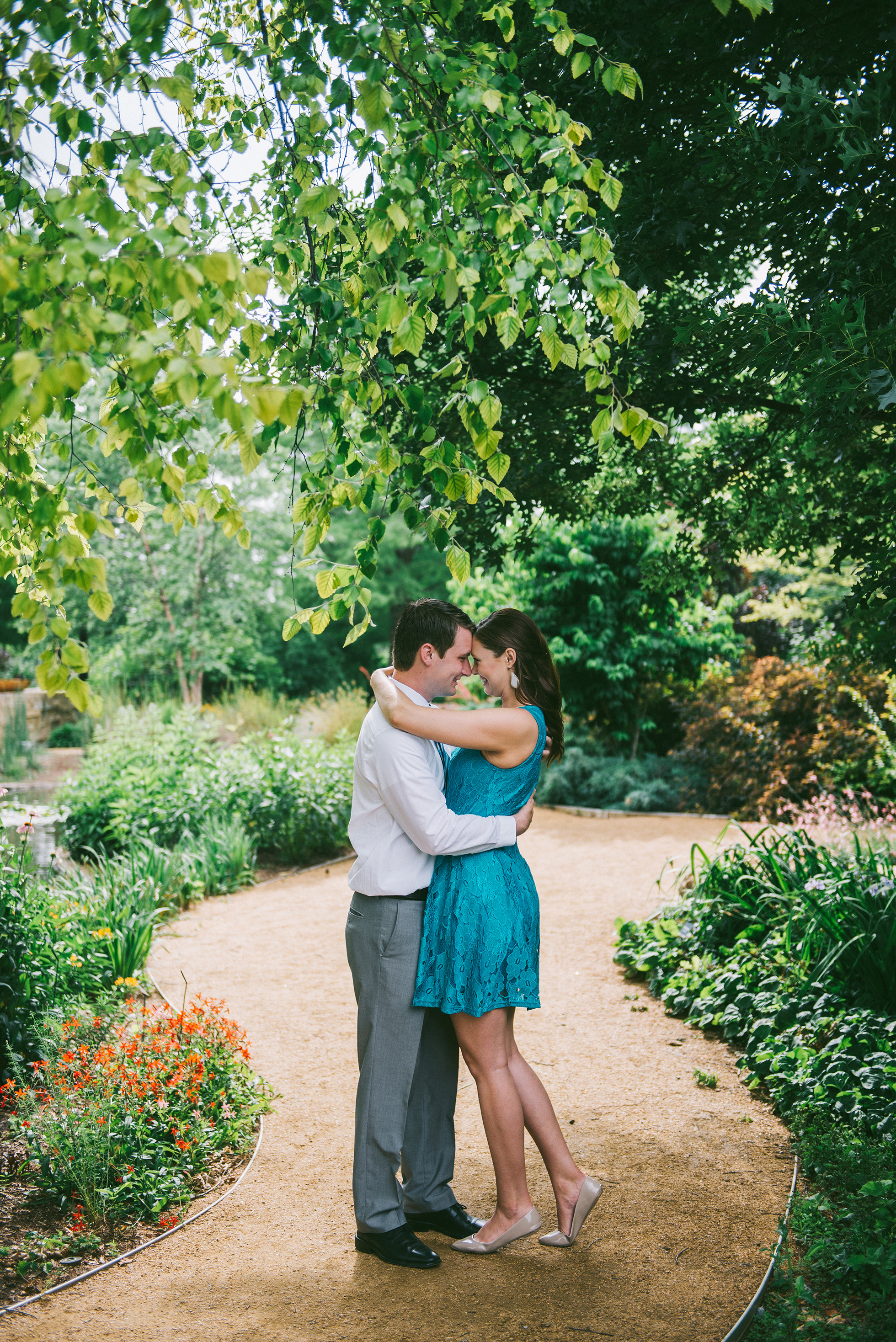 myriad botanical garden engagement