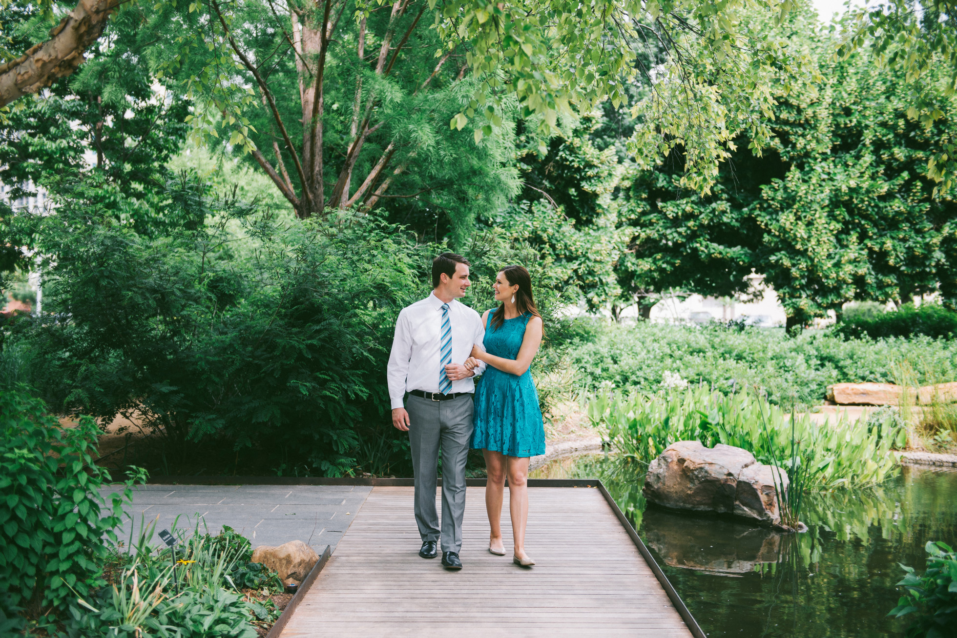 myriad botanical garden engagement
