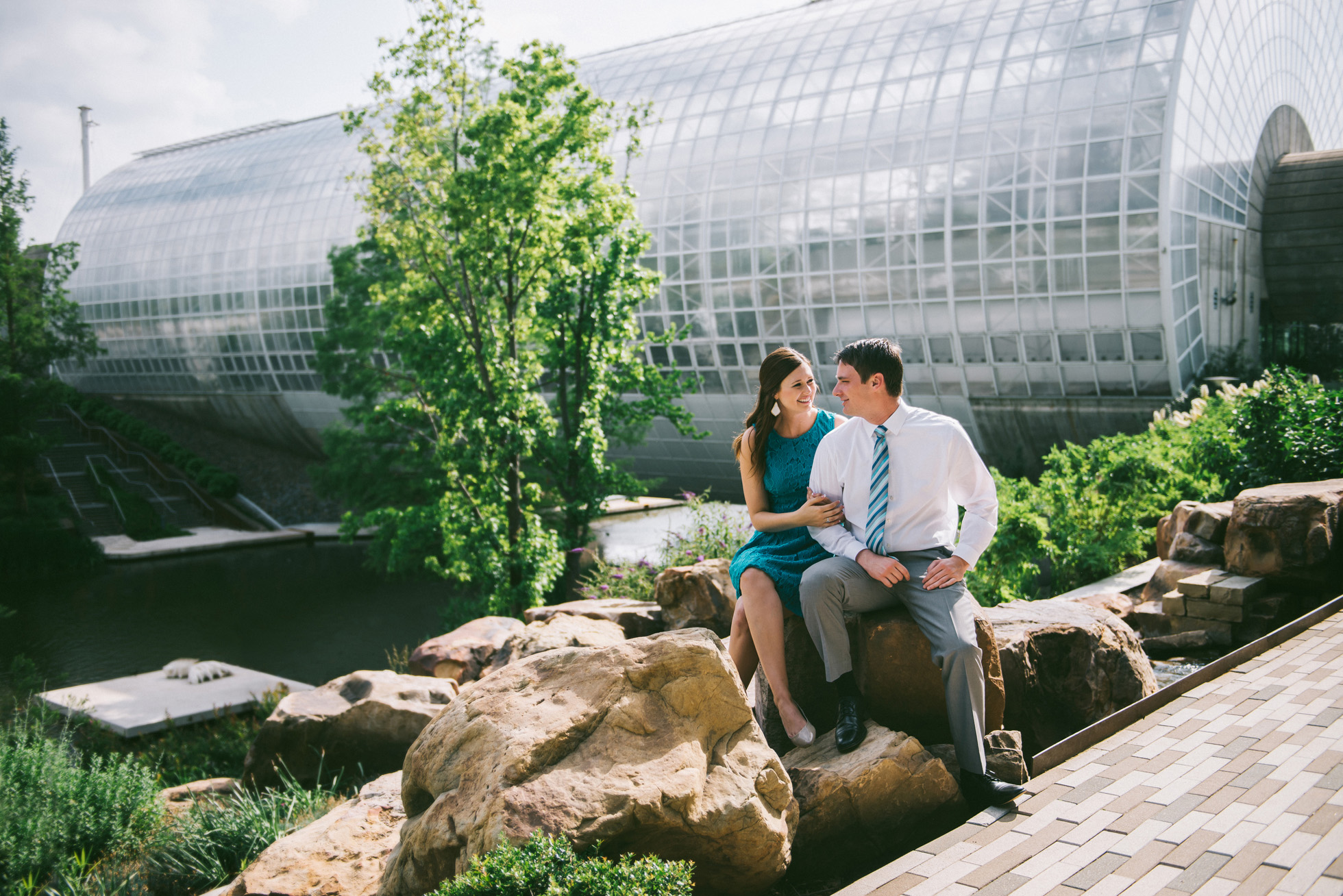myriad botanical garden engagement