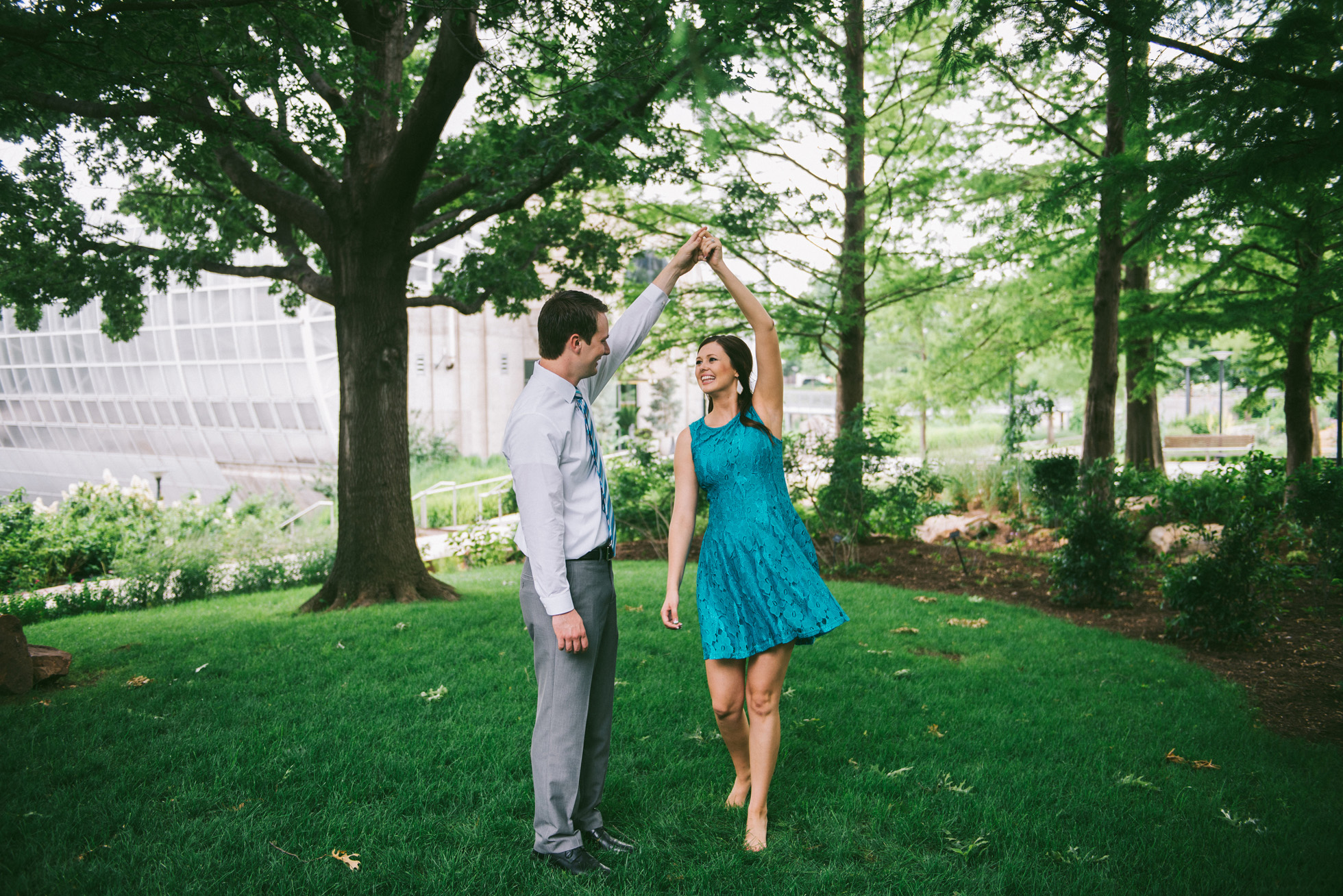 myriad botanical garden engagement