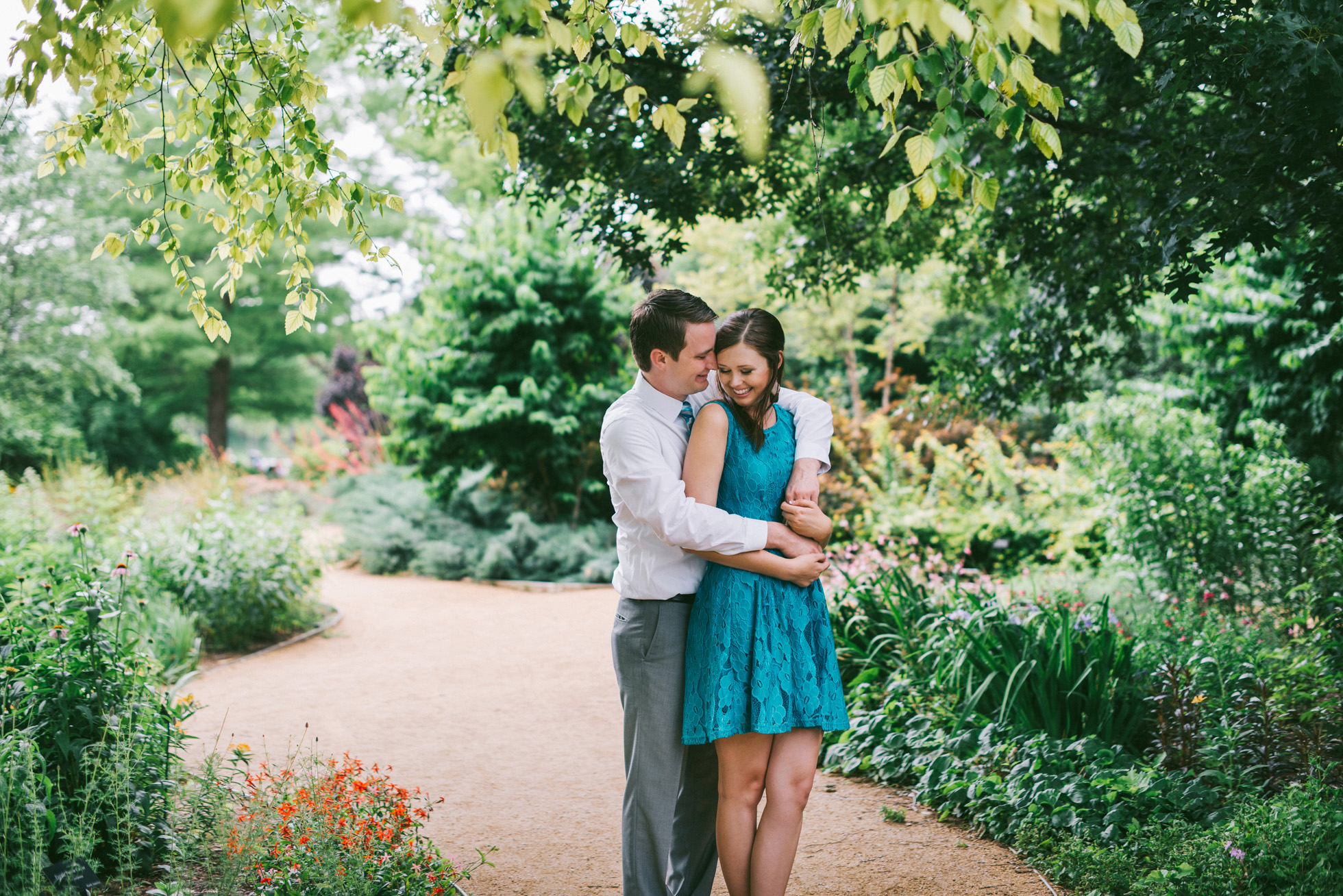 myriad botanical garden engagement