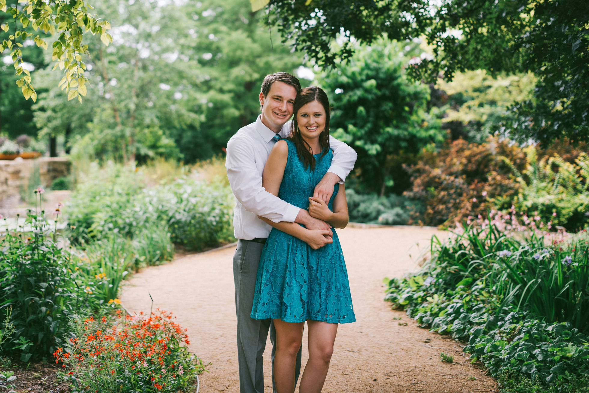 myriad botanical garden engagement