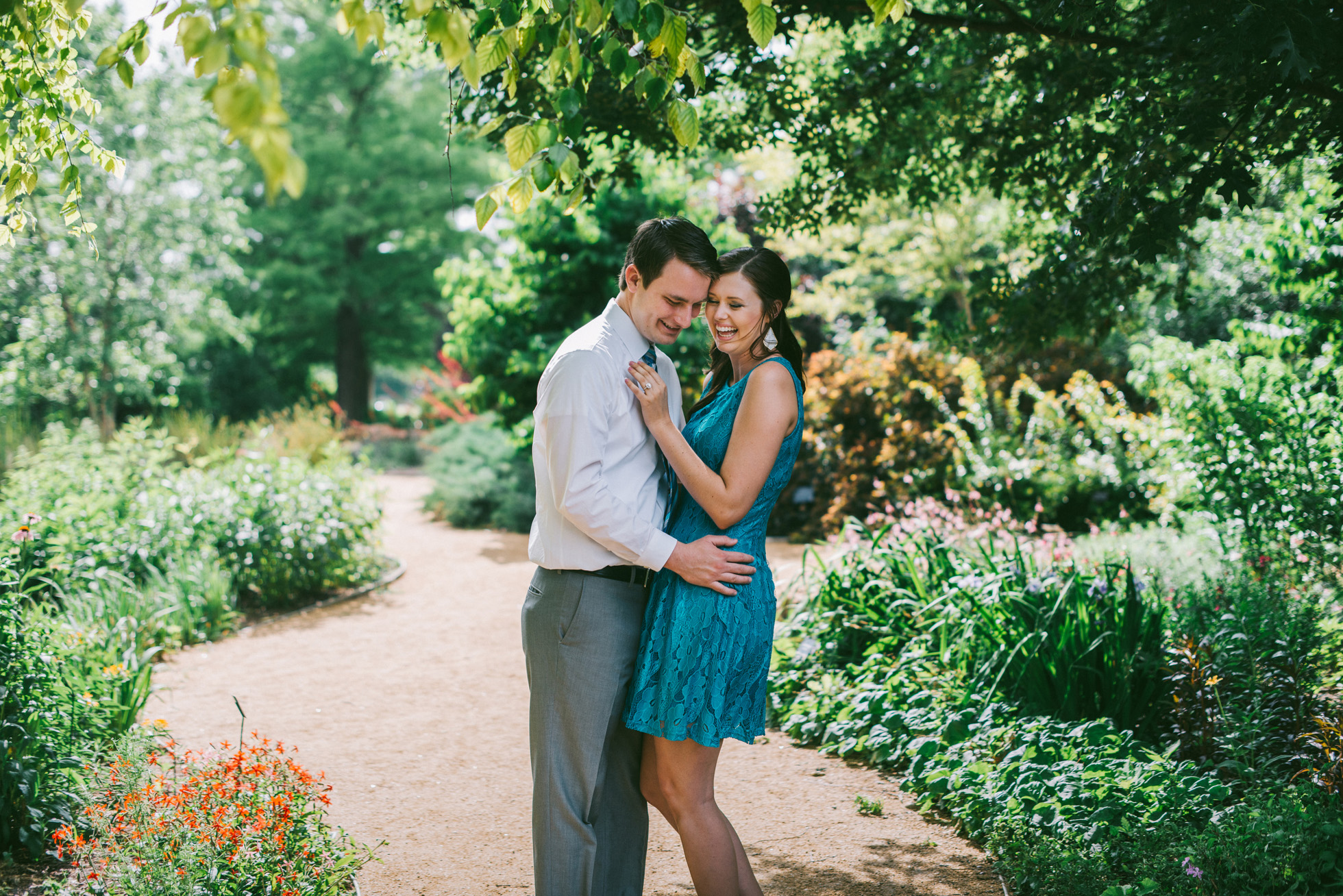 myriad botanical garden engagement