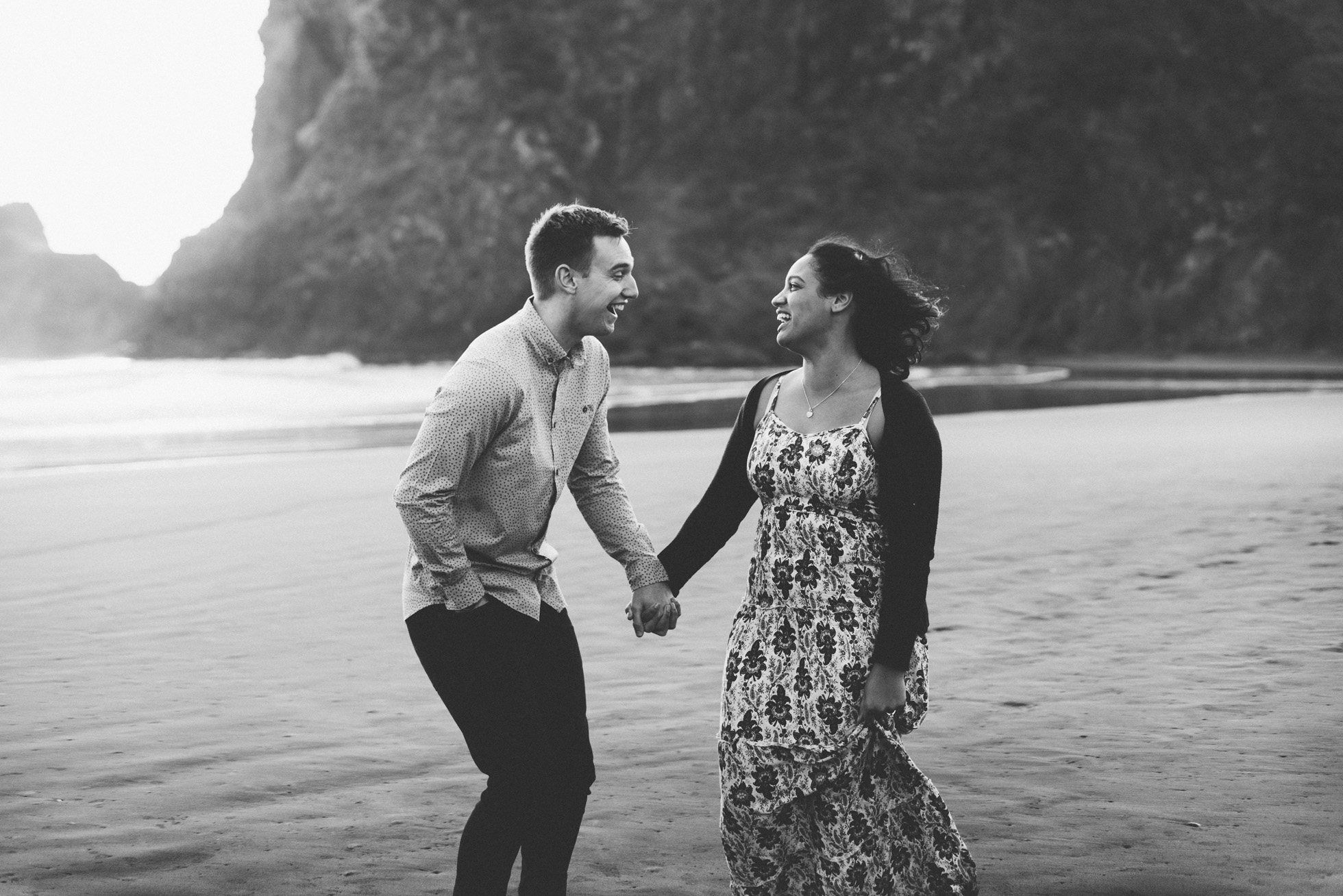piha beach engagement