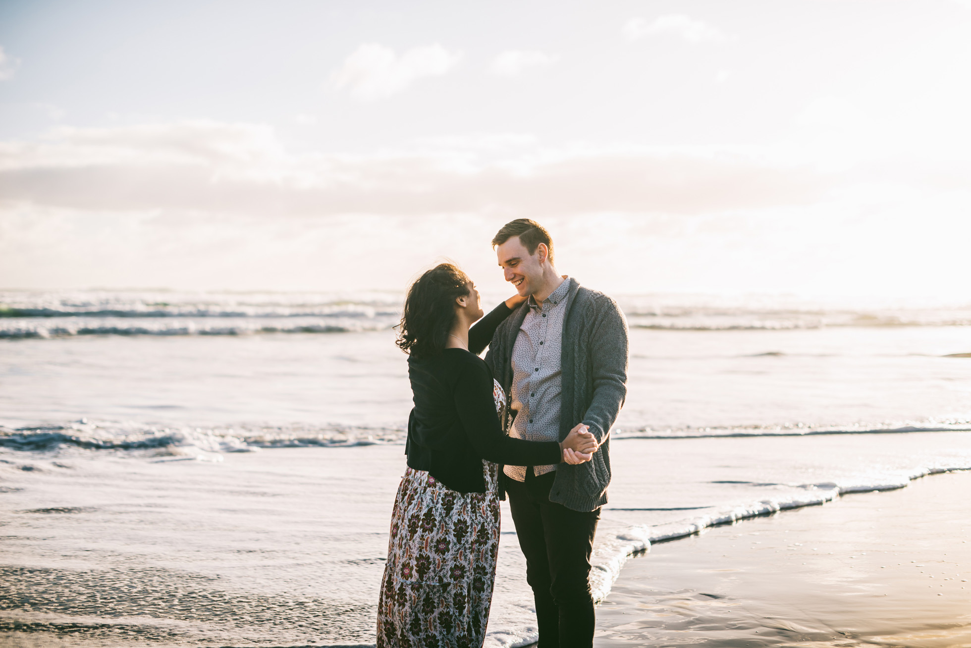 piha beach engagement