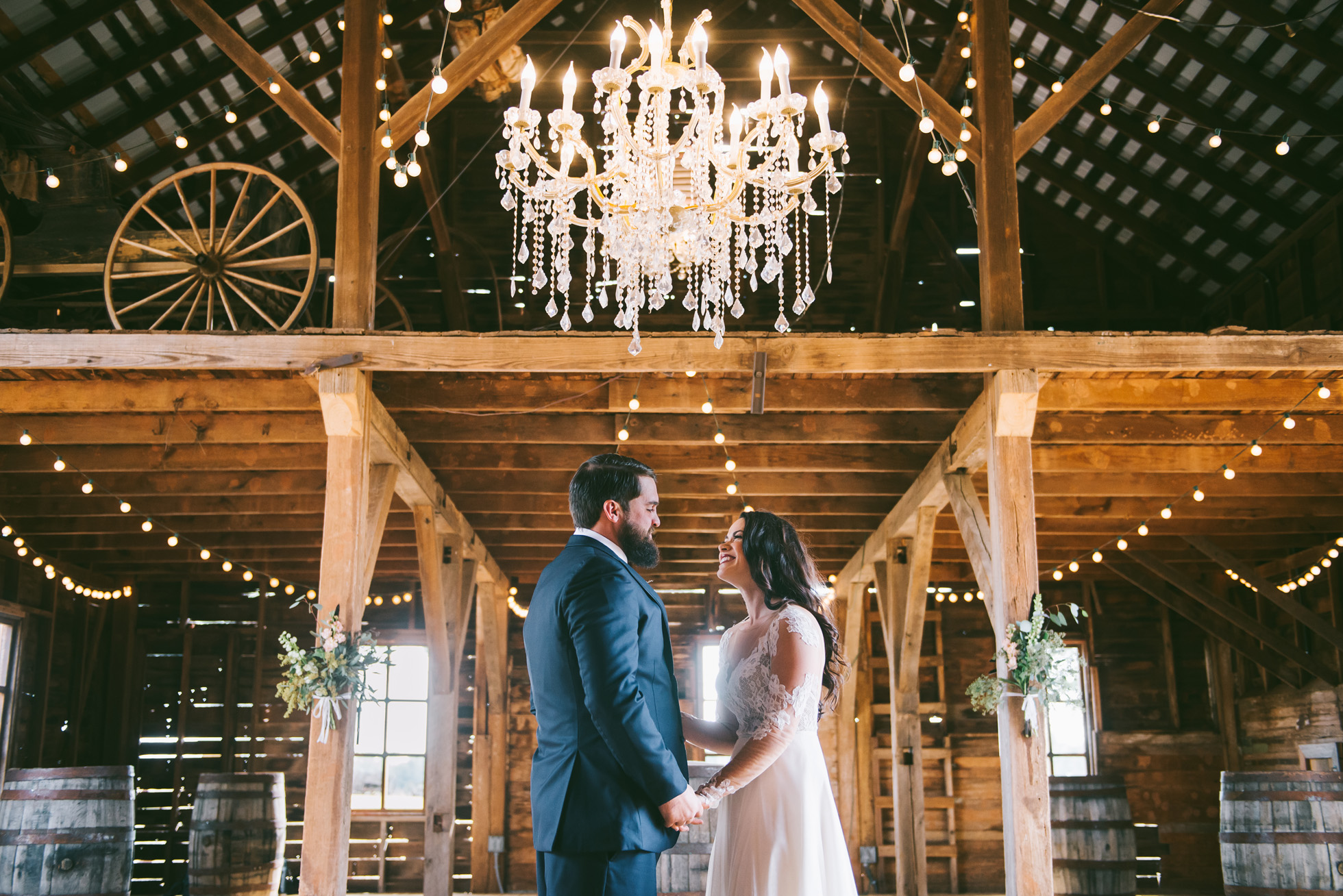 Barn at the Woods wedding