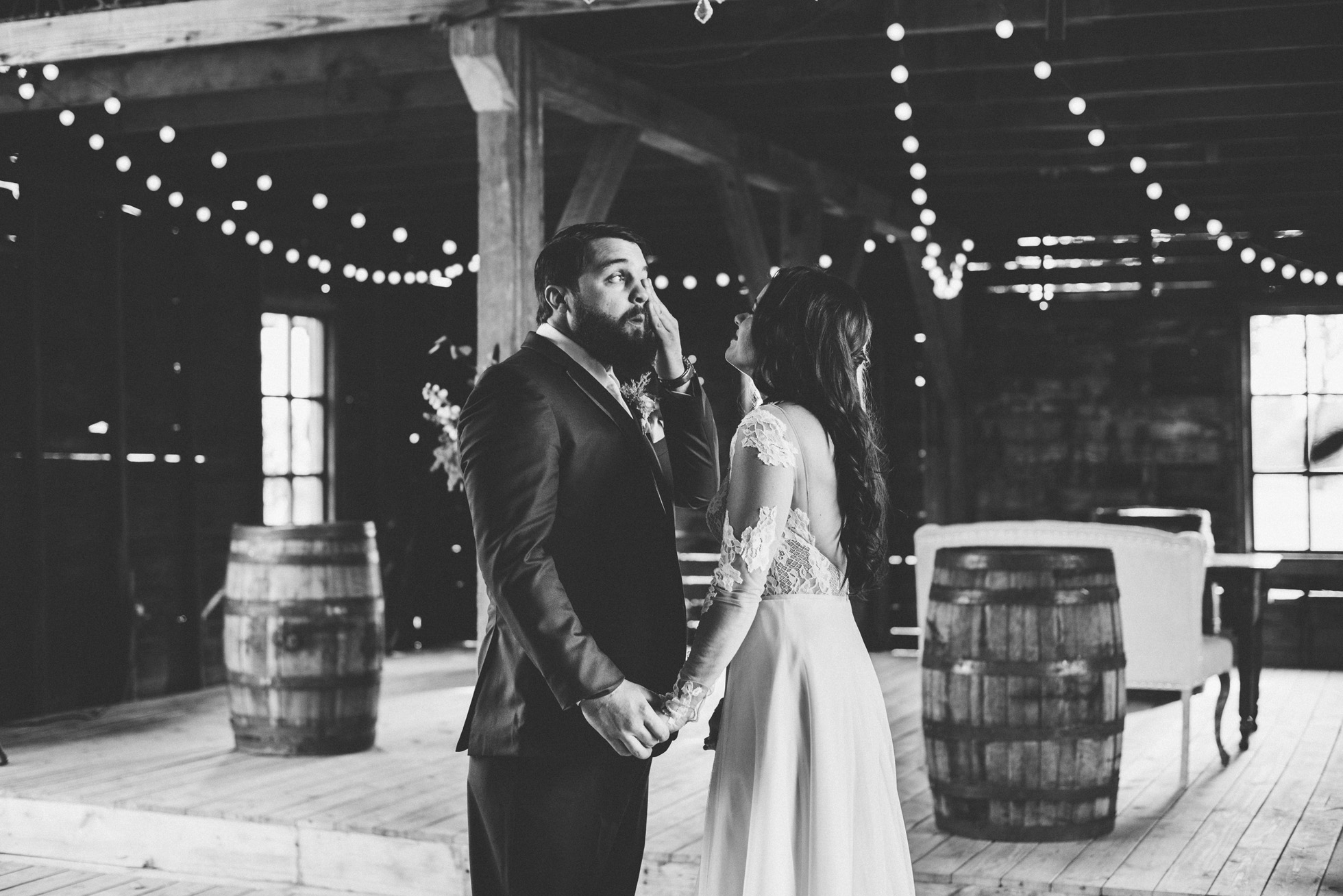 Barn at the Woods wedding