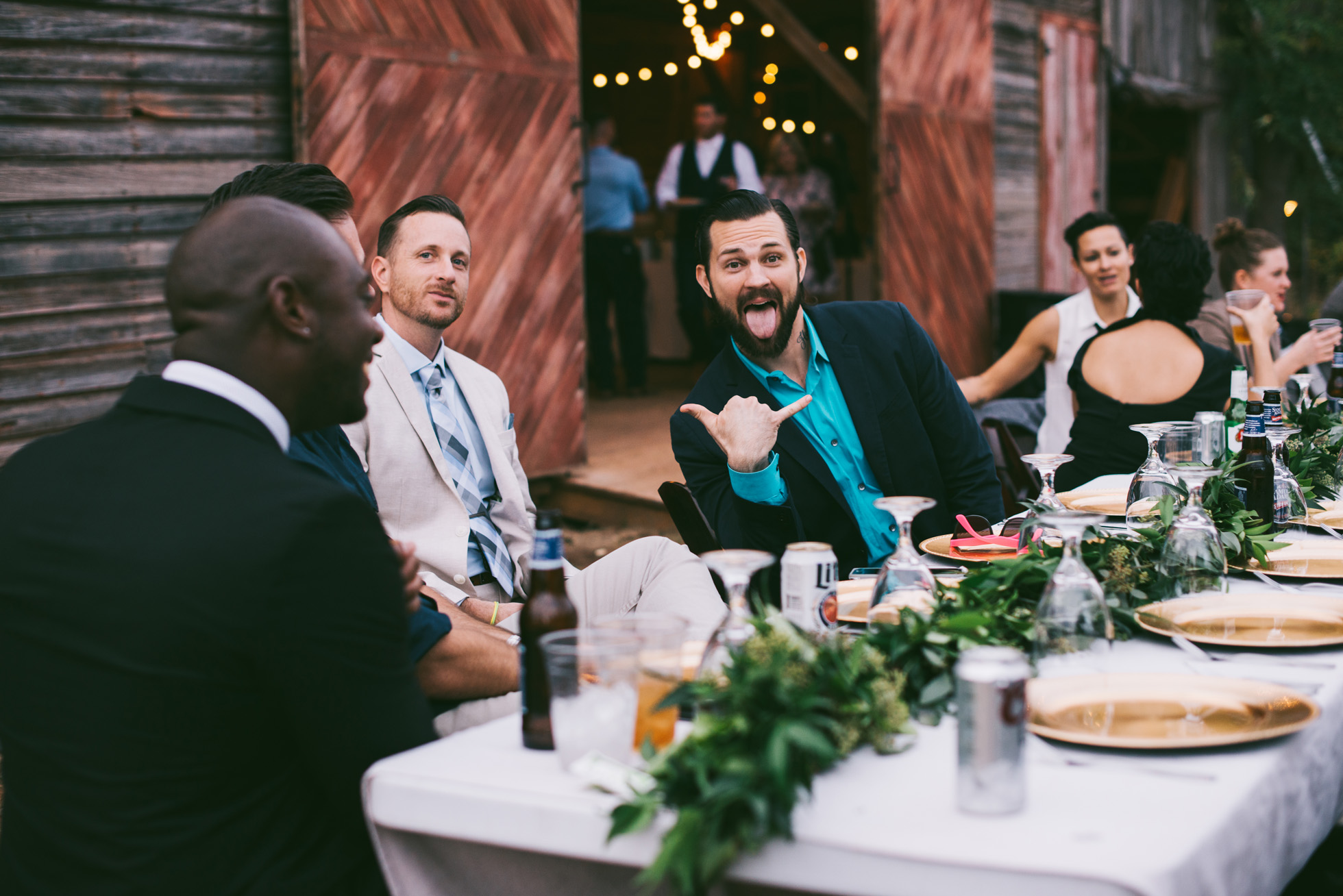 Barn at the Woods wedding