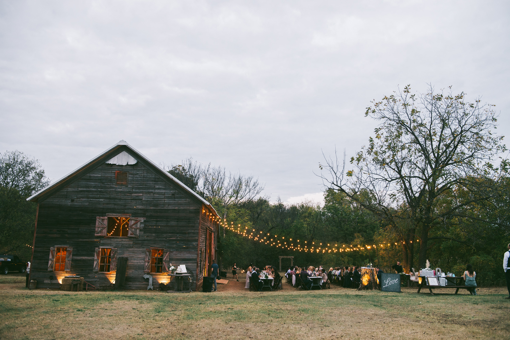 Barn at the Woods wedding