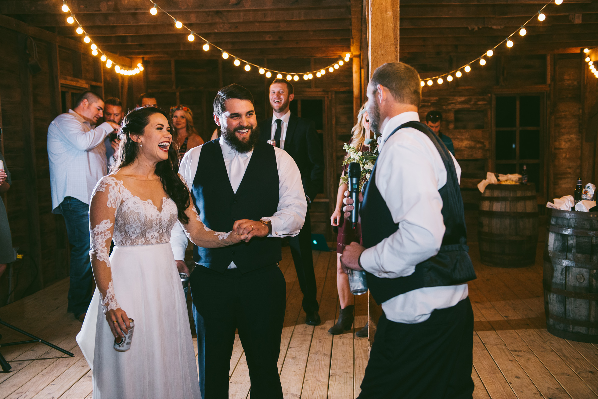 Barn at the Woods wedding