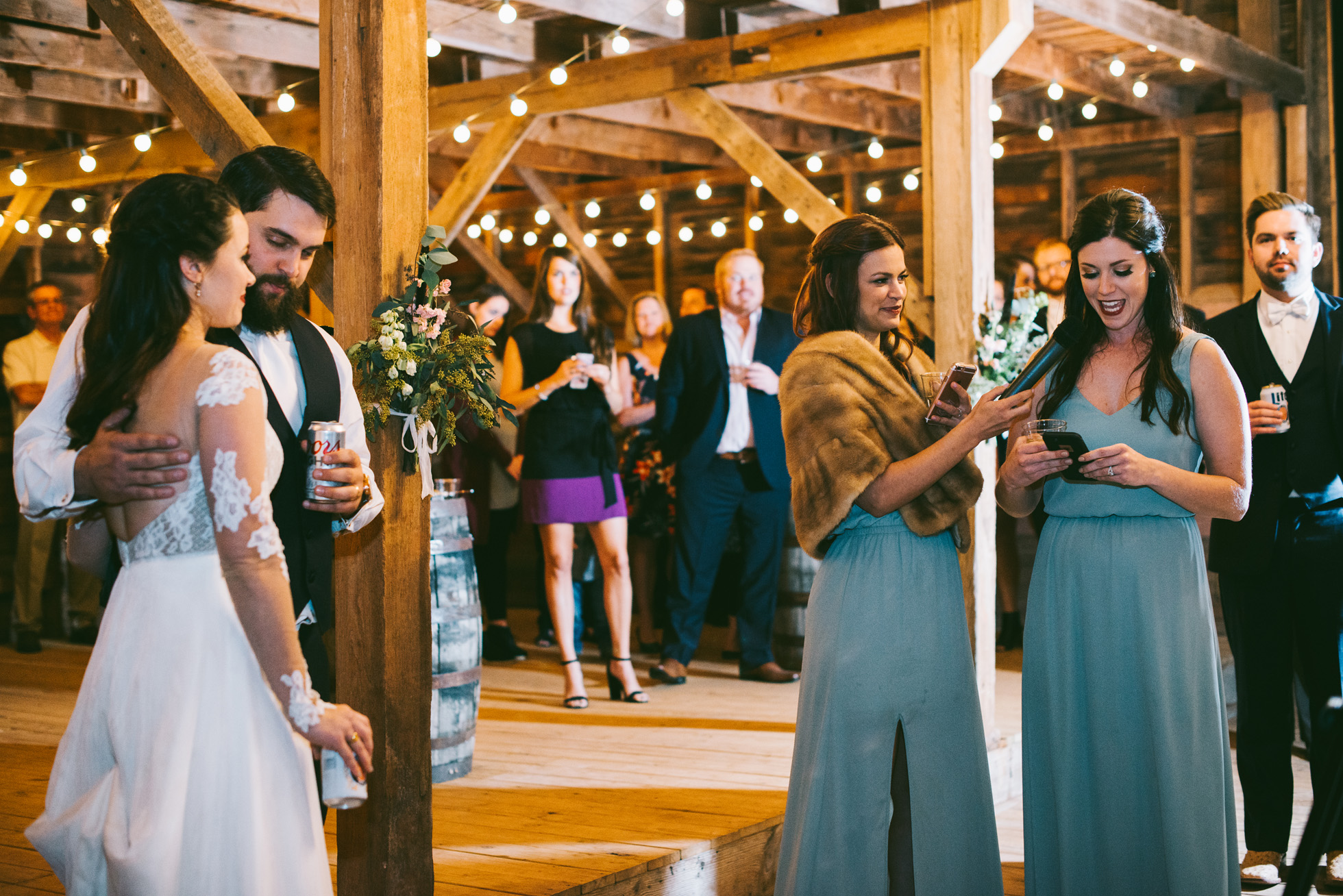Barn at the Woods wedding