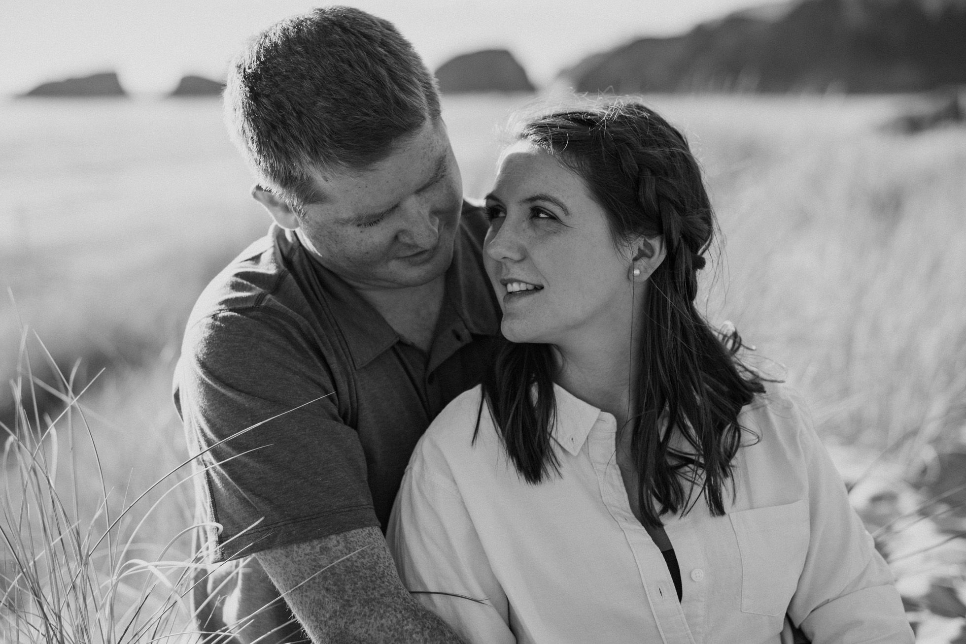 Oregon Cannon Beach Engagement | Cash & Cassandra