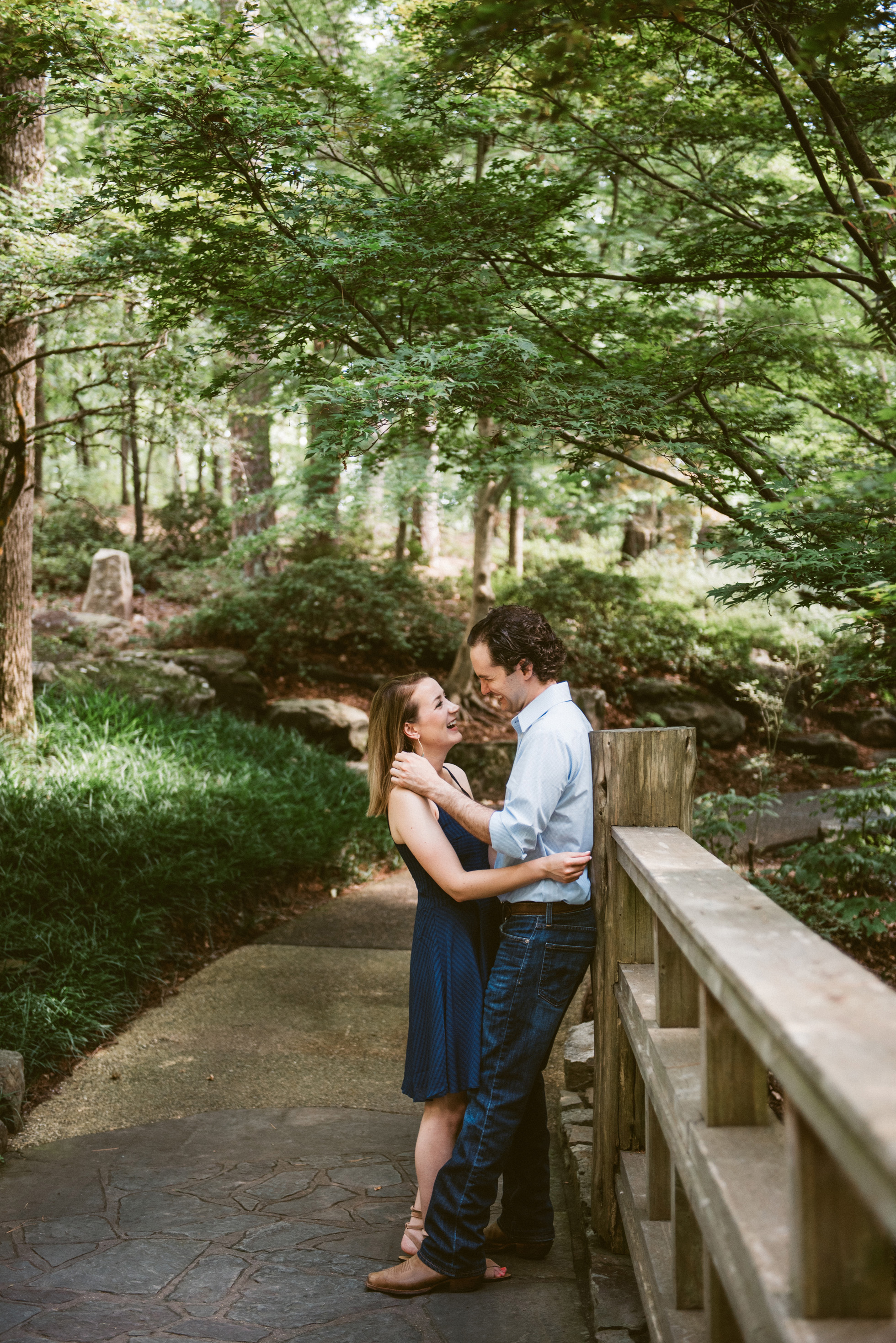 Garvan Woodland Gardens Arkansas Engagement | Robert & Hannah