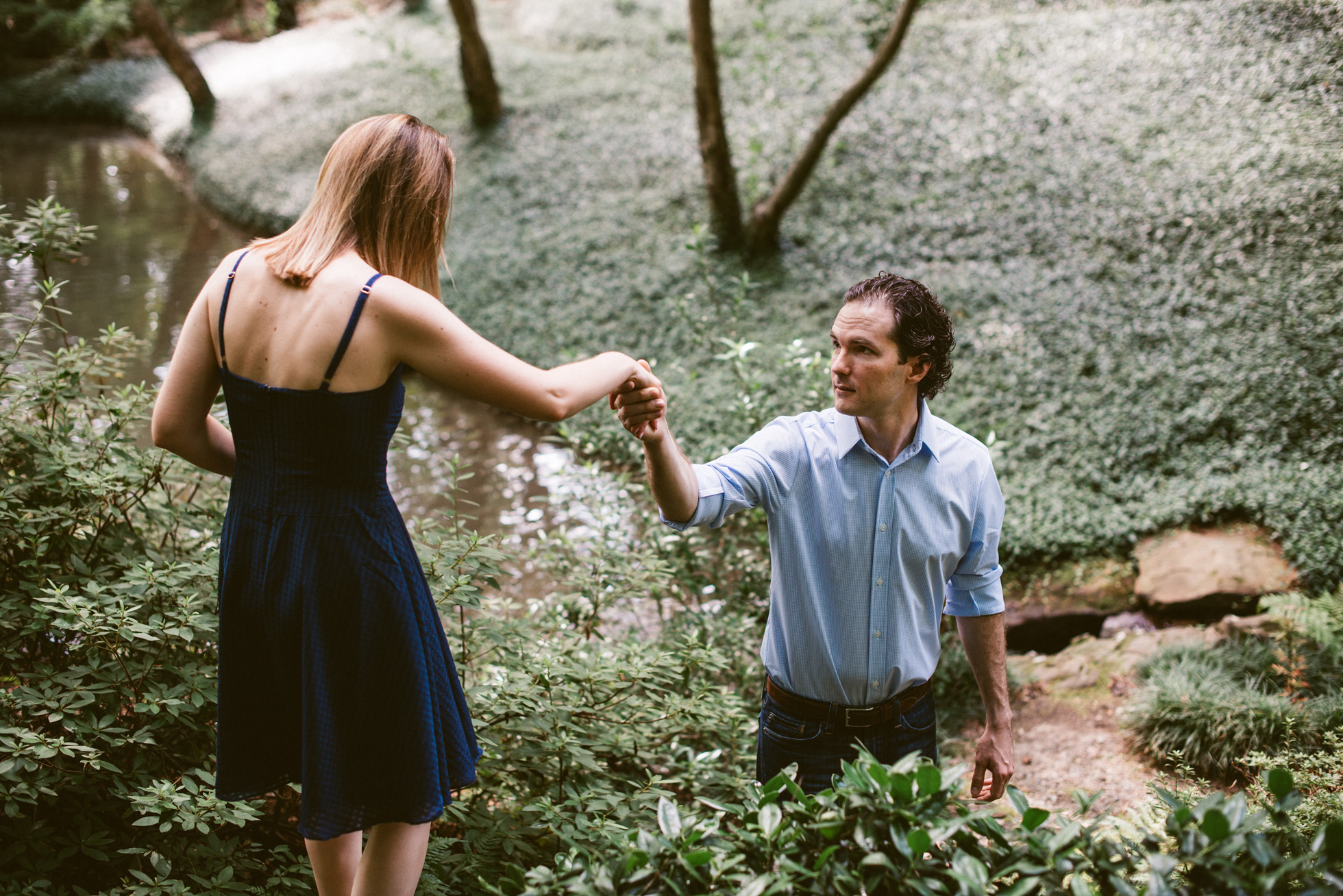 Garvan Woodland Gardens Arkansas Engagement