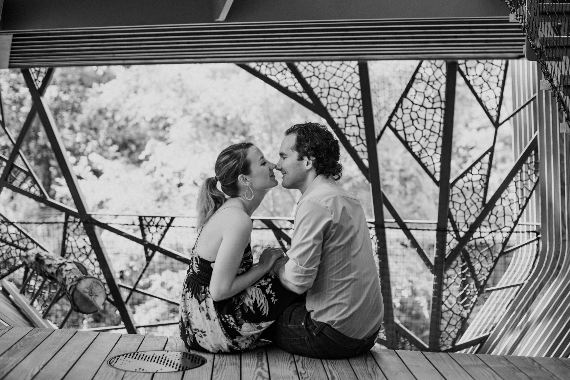 Garvan Woodland Gardens Arkansas Engagement