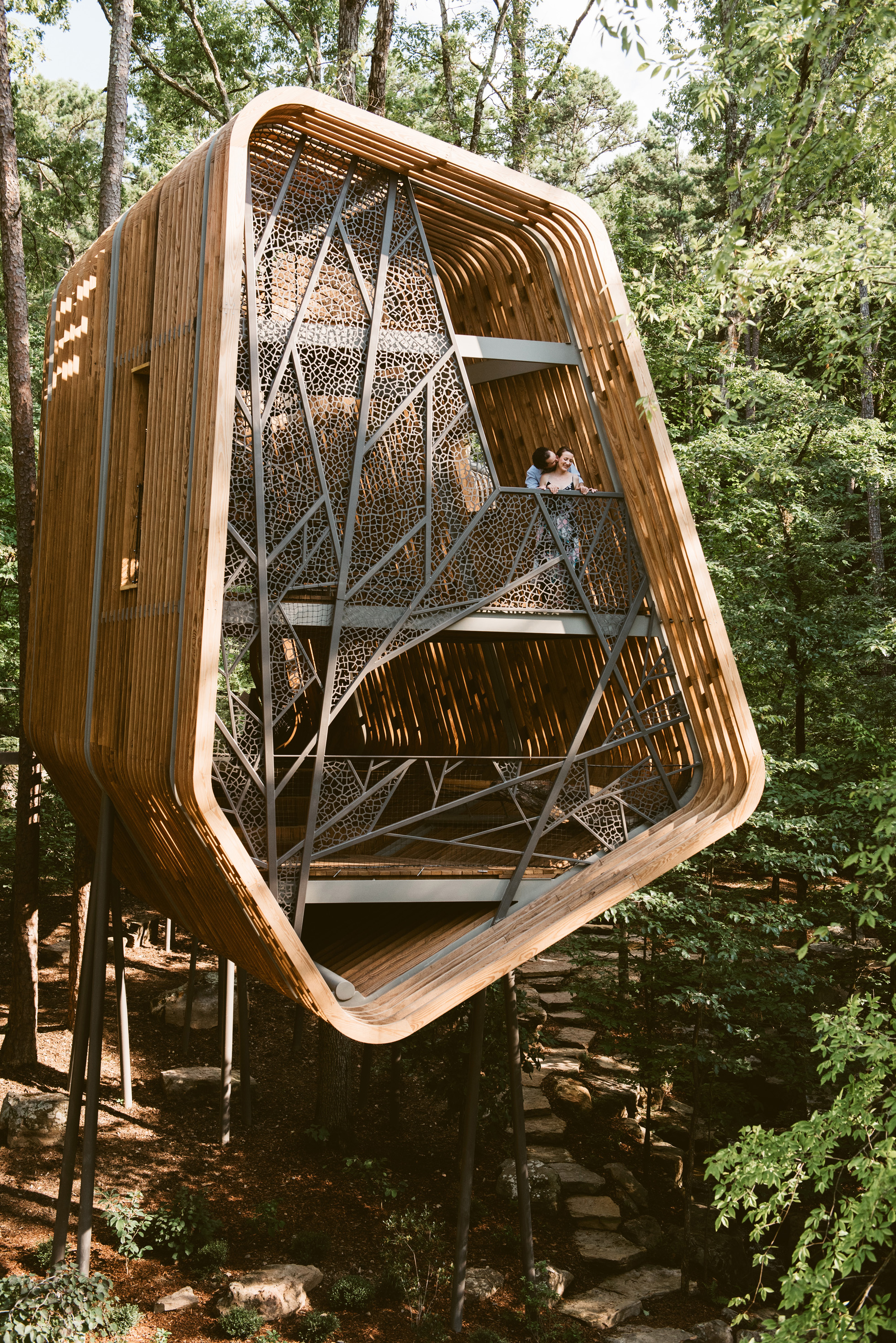 Garvan Woodland Gardens Arkansas Engagement