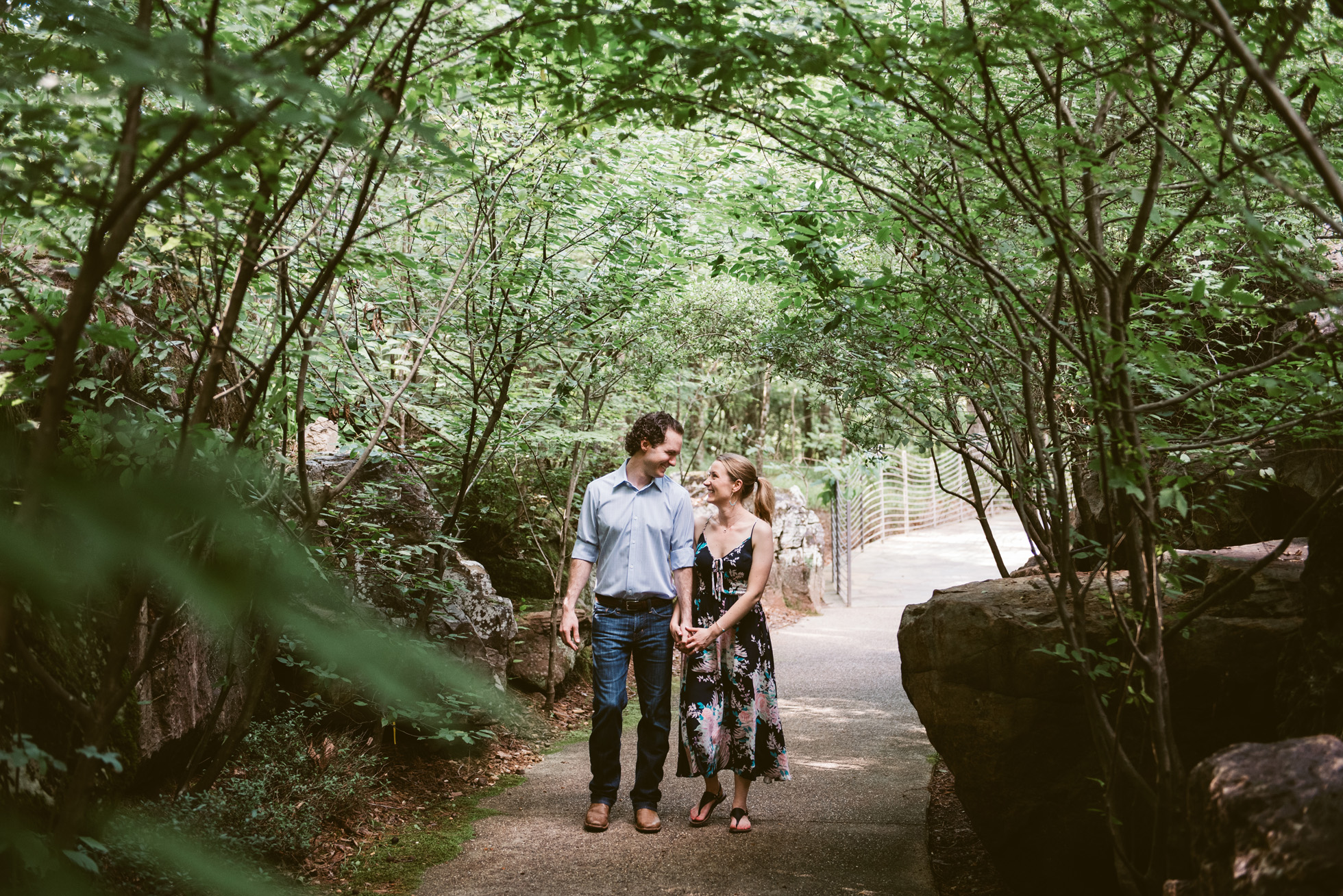 Garvan Woodland Gardens Arkansas Engagement
