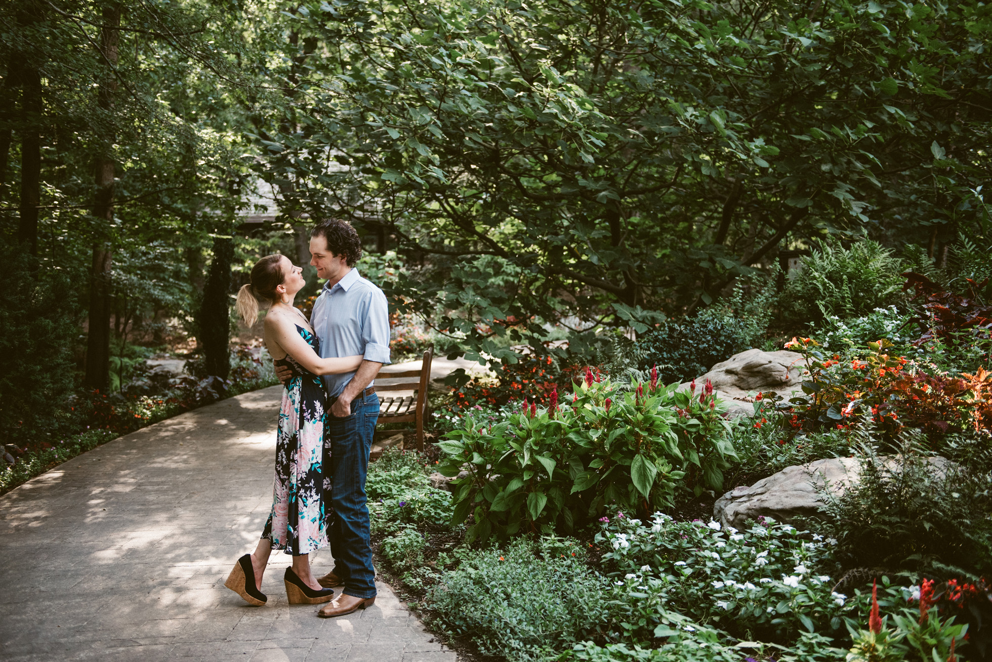 Garvan Woodland Gardens Arkansas Engagement