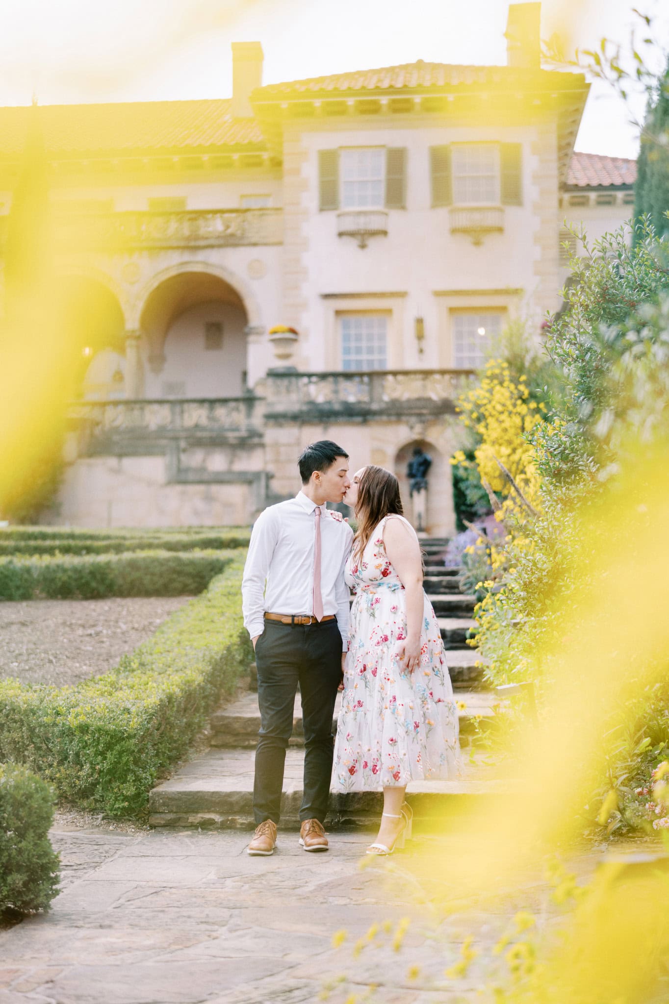 Philbrook Gardens Engagement