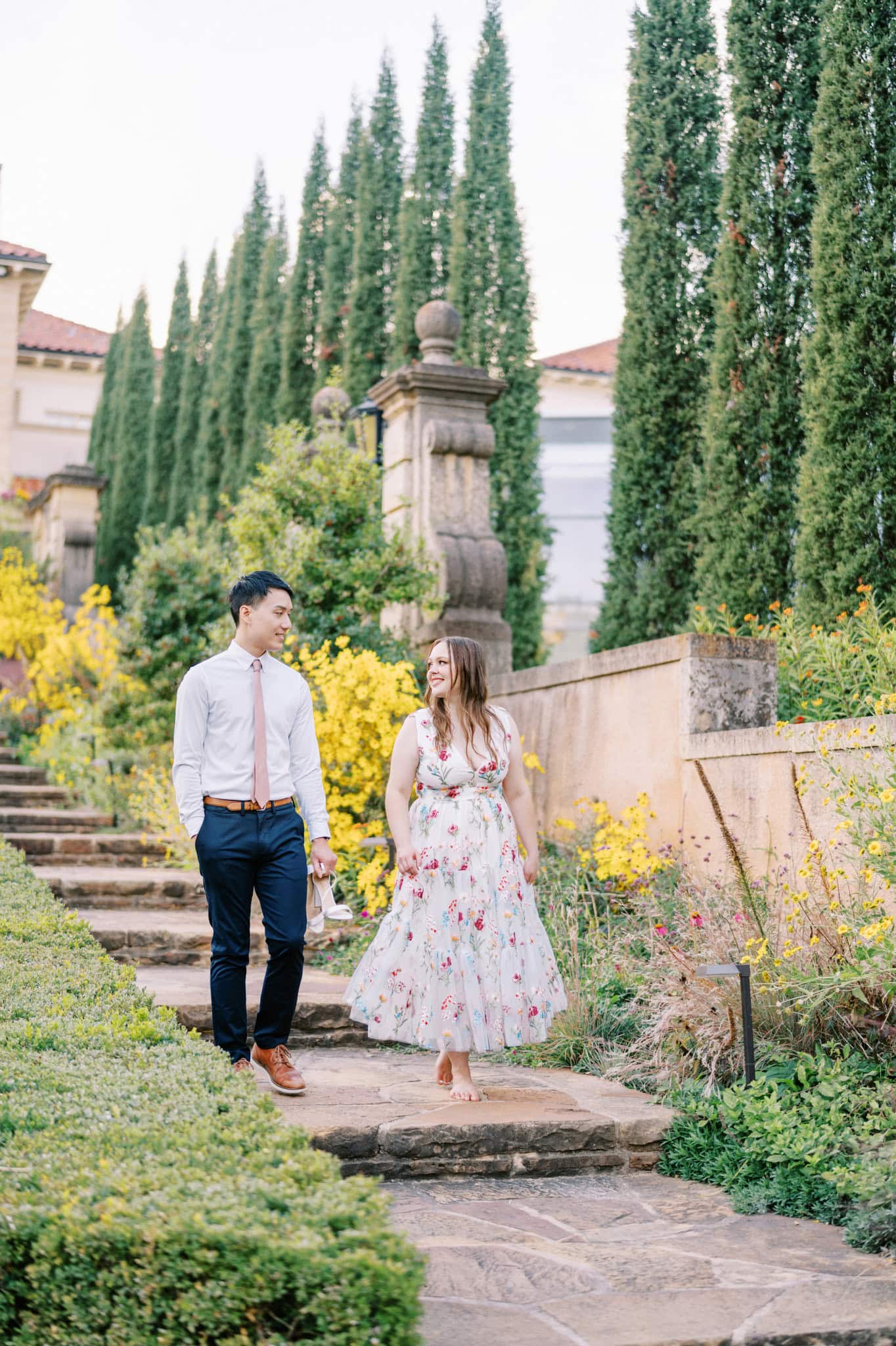 Philbrook Gardens Engagement