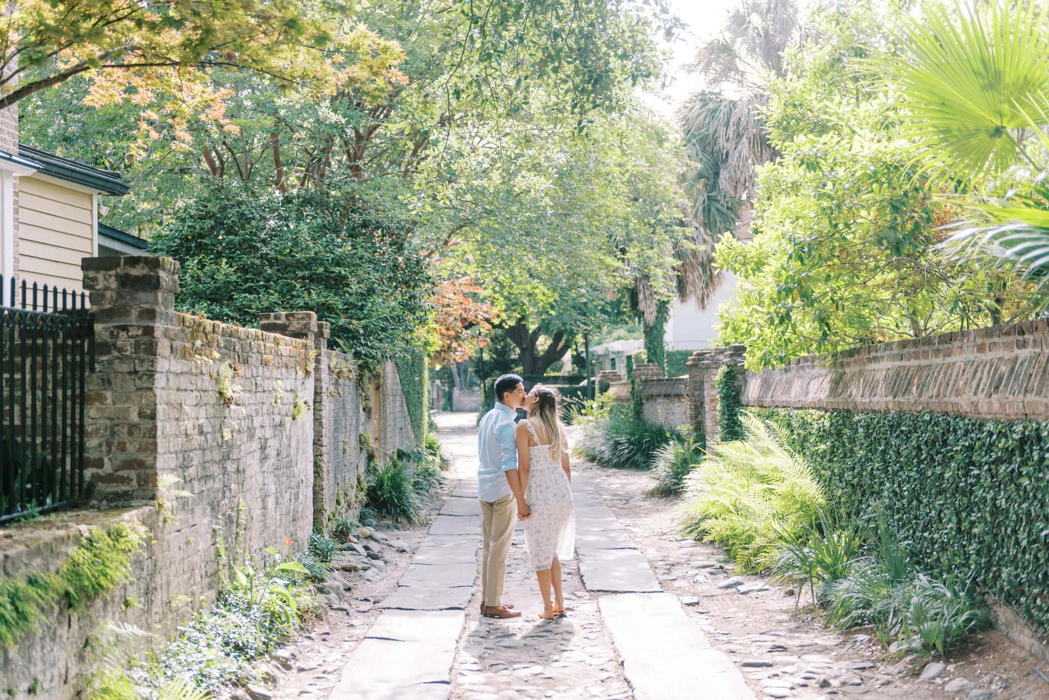Engagement Session at the Charleston Battery