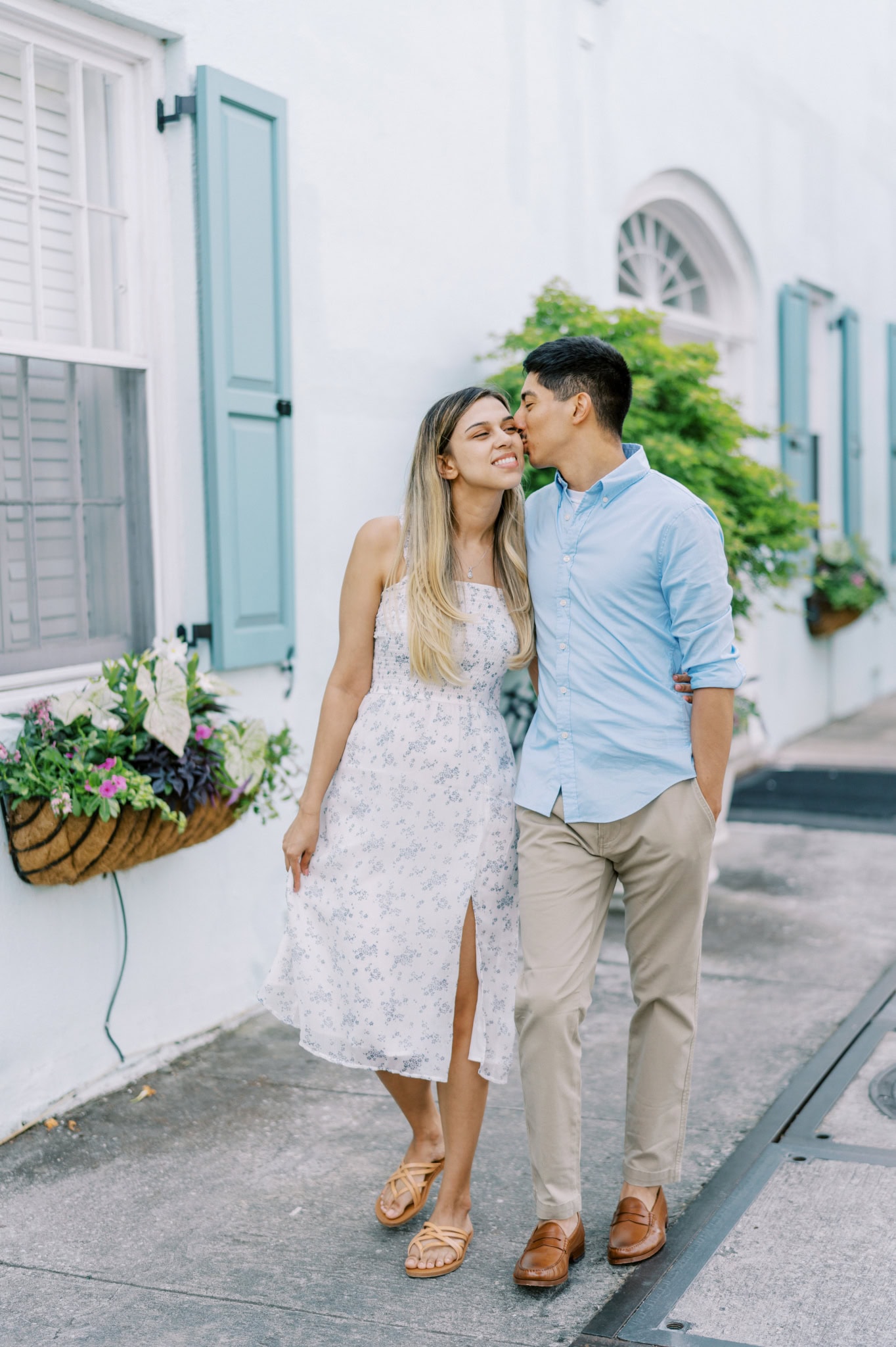 Engagement Session at the Charleston Battery