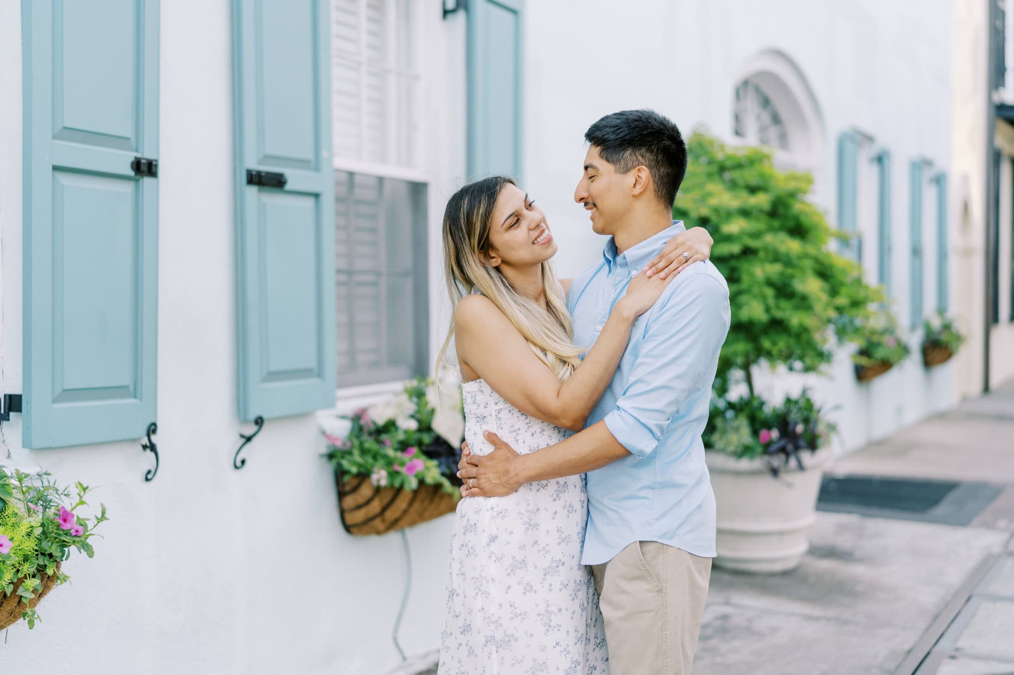 Engagement Session at the Charleston Battery