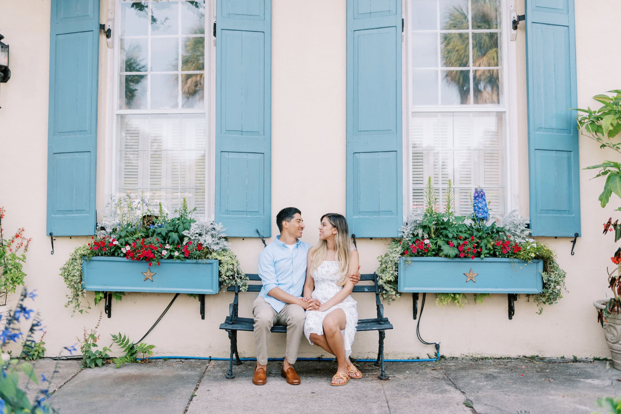 Engagement Session at the Charleston Battery