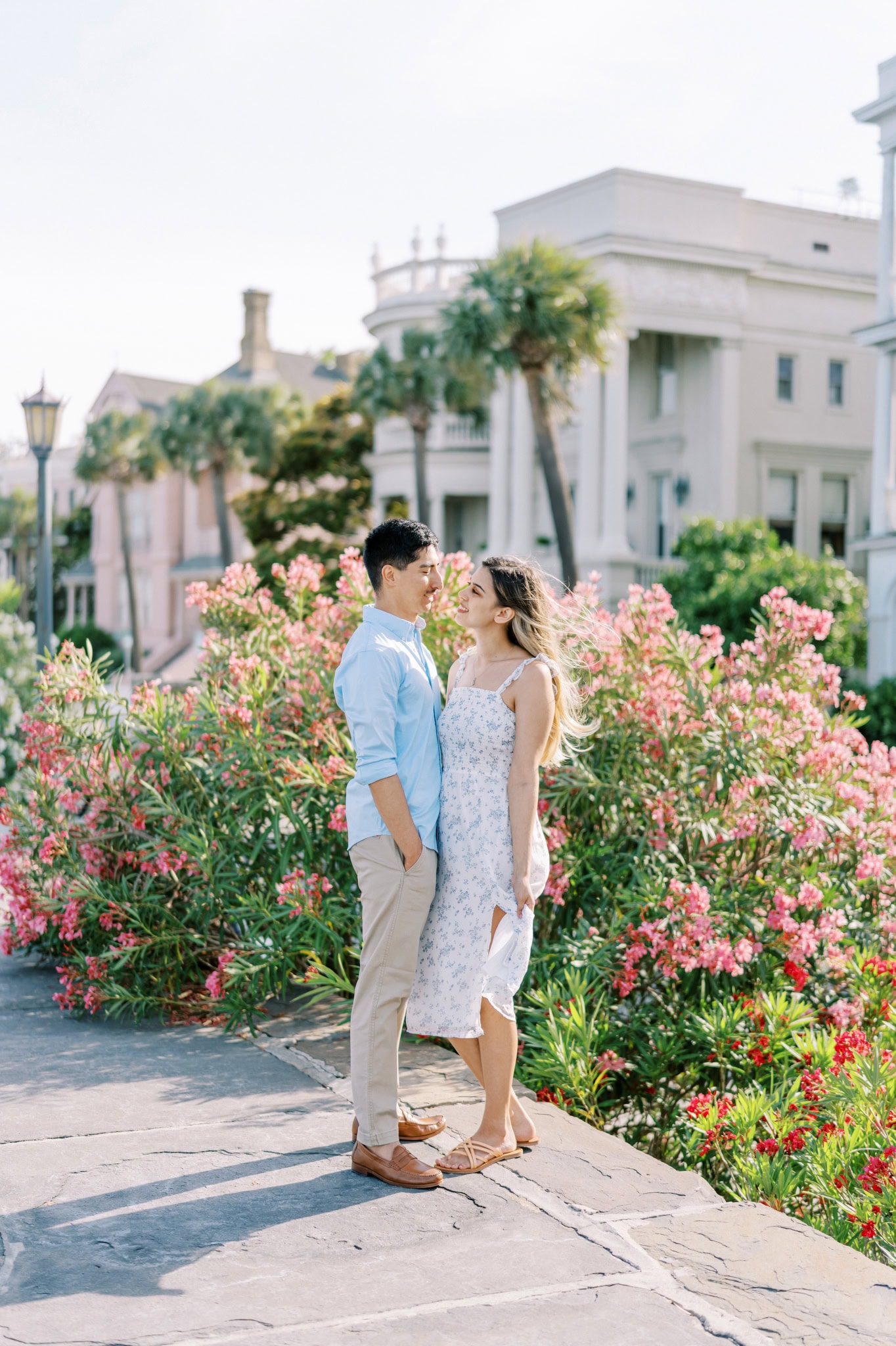 Engagement Session at the Charleston Battery
