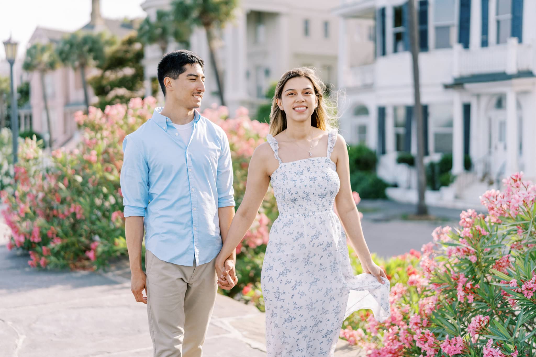 Engagement Session at the Charleston Battery