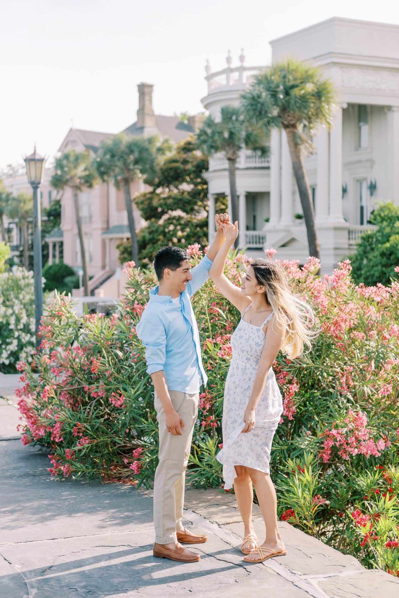 Engagement Session at the Charleston Battery