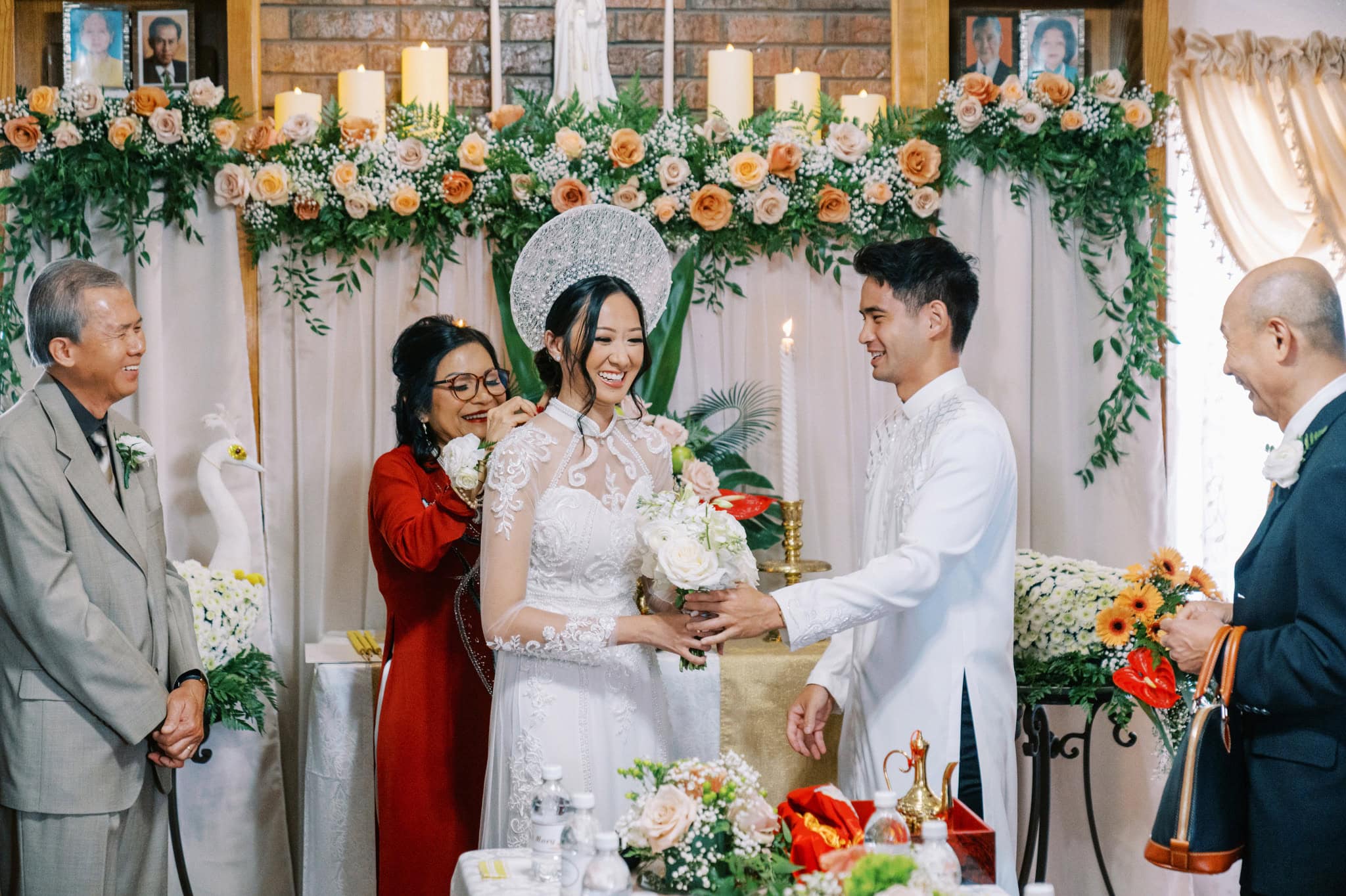 Gaillardia Vietnamese Wedding