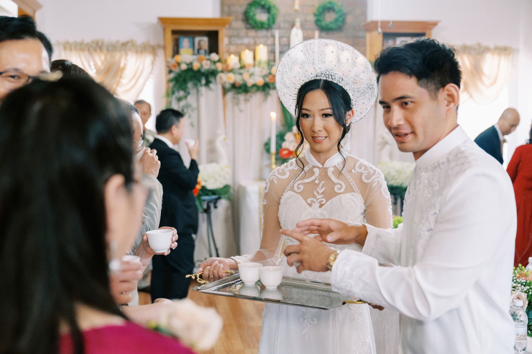 Gaillardia Vietnamese Wedding