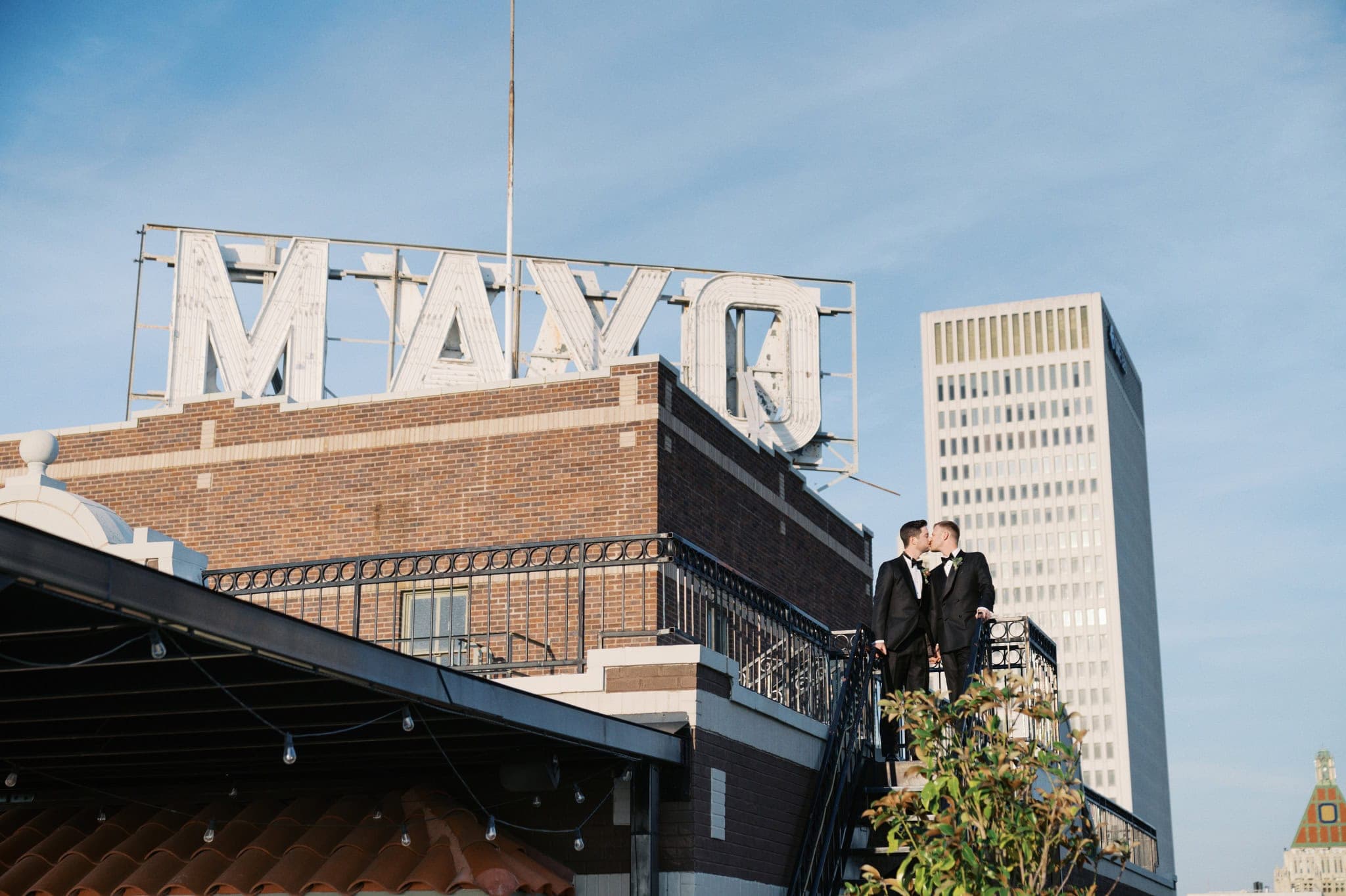 newlywed portraits at the mayo hotel