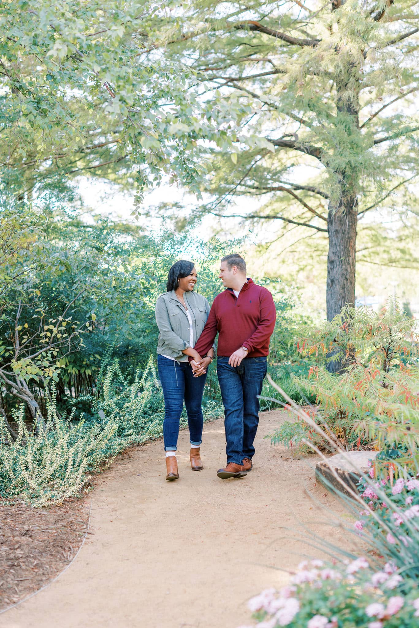 Engagement Session at the Myriad Botanical Garden in Oklahoma City